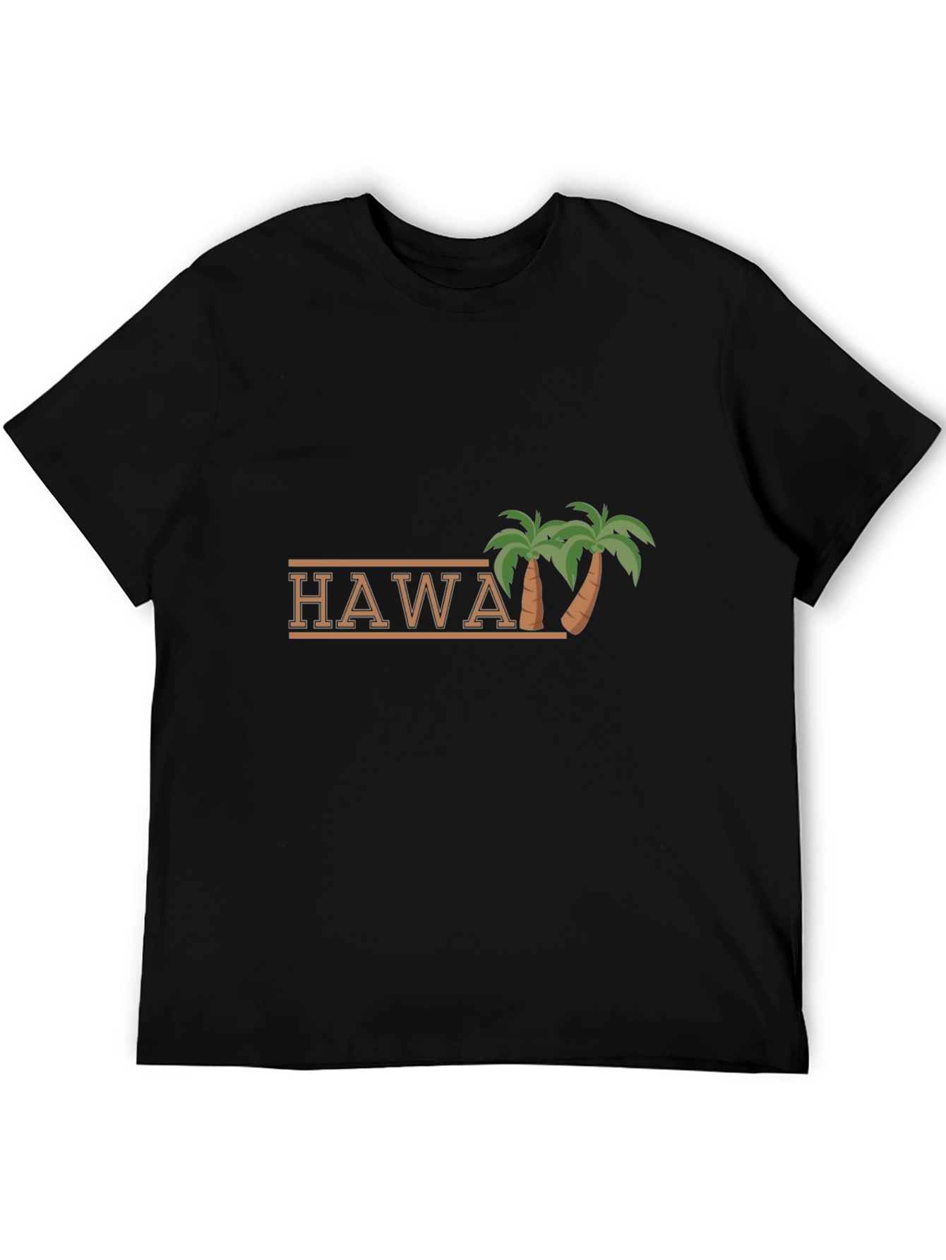 Hawaii Palm Tree Graphic T-Shirt
