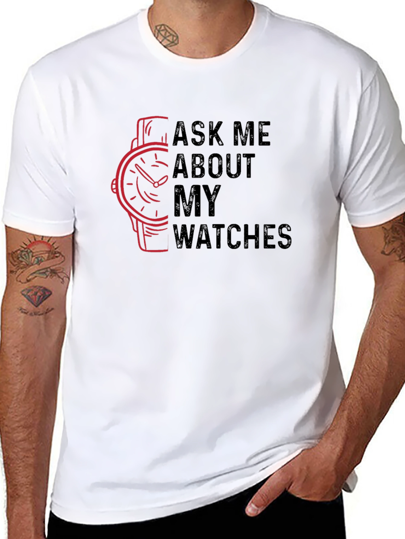 Ask Me About My Watches Graphic T-Shirt