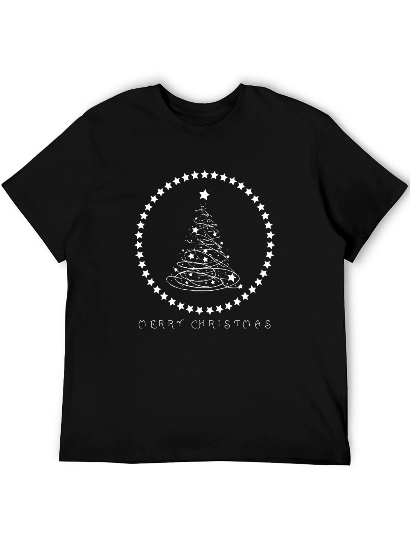 Merry Christmas Star Tree Tee