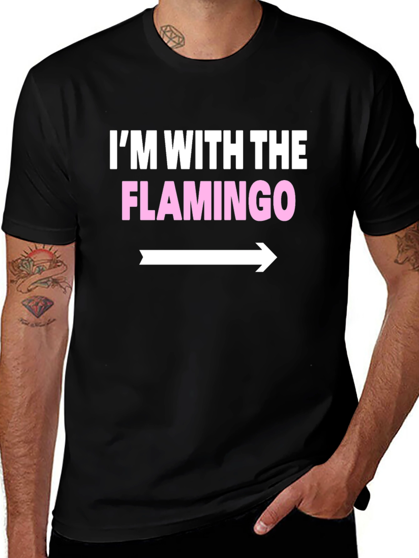 Im With The Flamingo T-Shirt