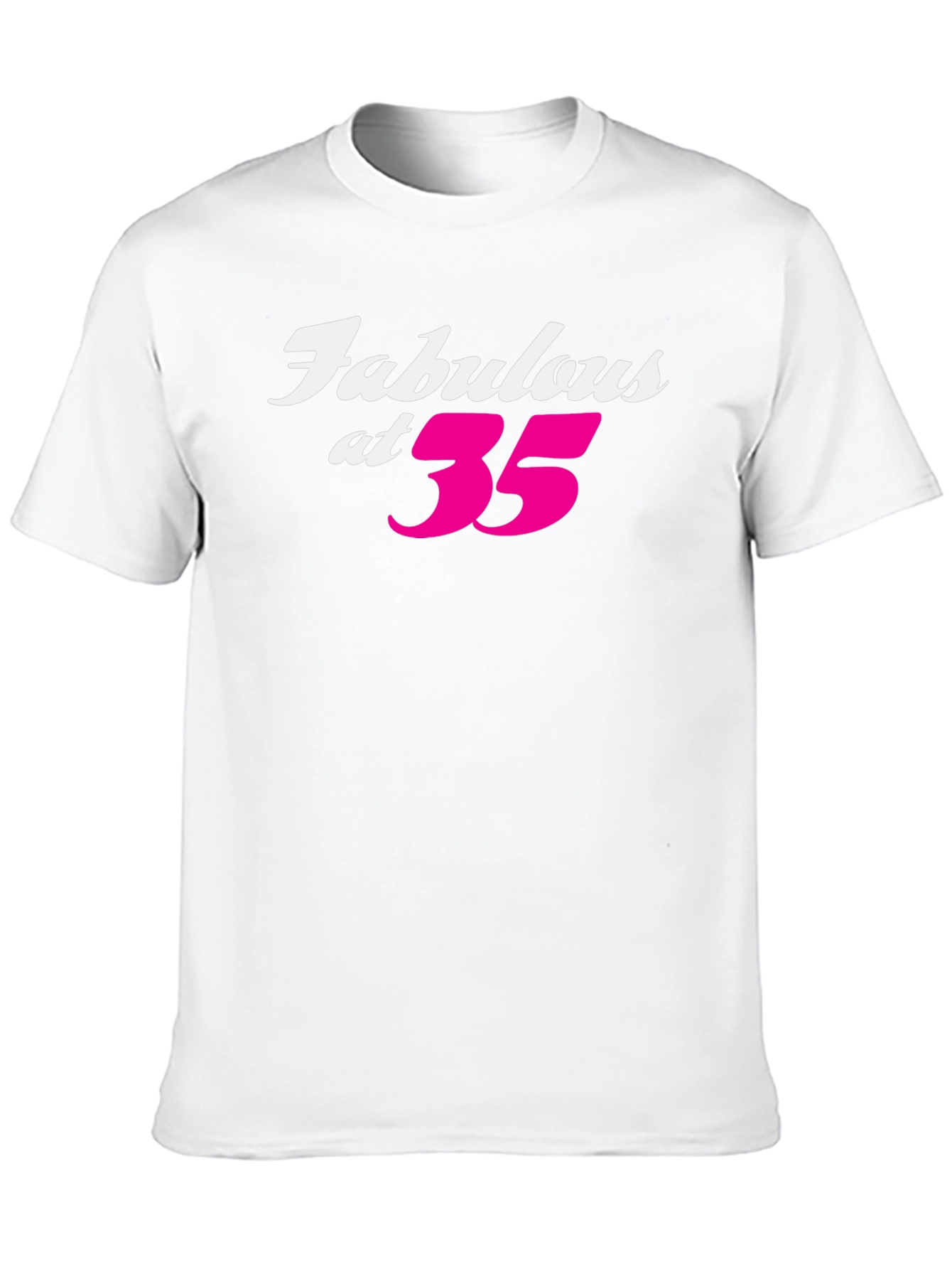Fabulous at 35 Black T-Shirt
