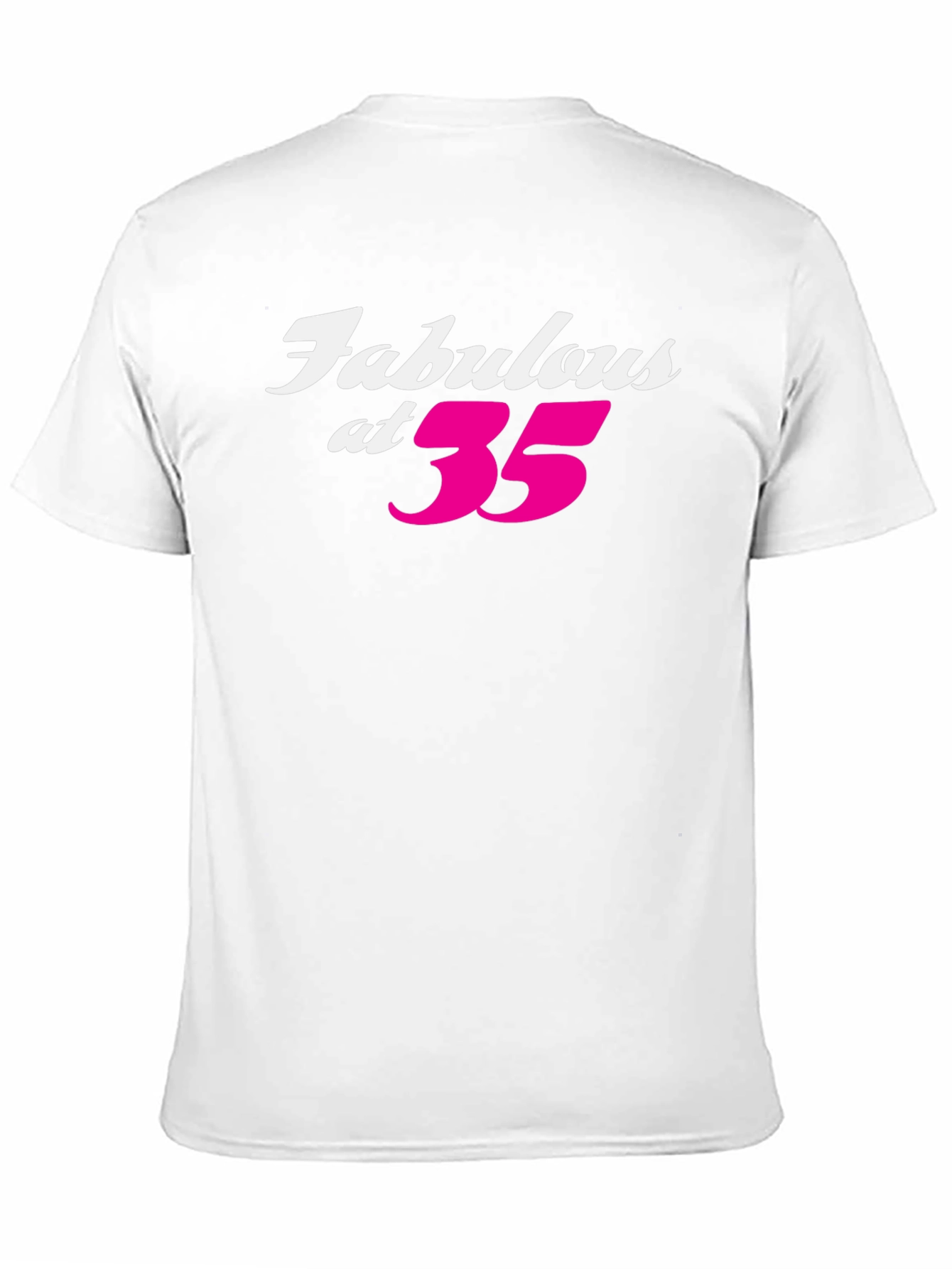Fabulous at 35 Black T-Shirt