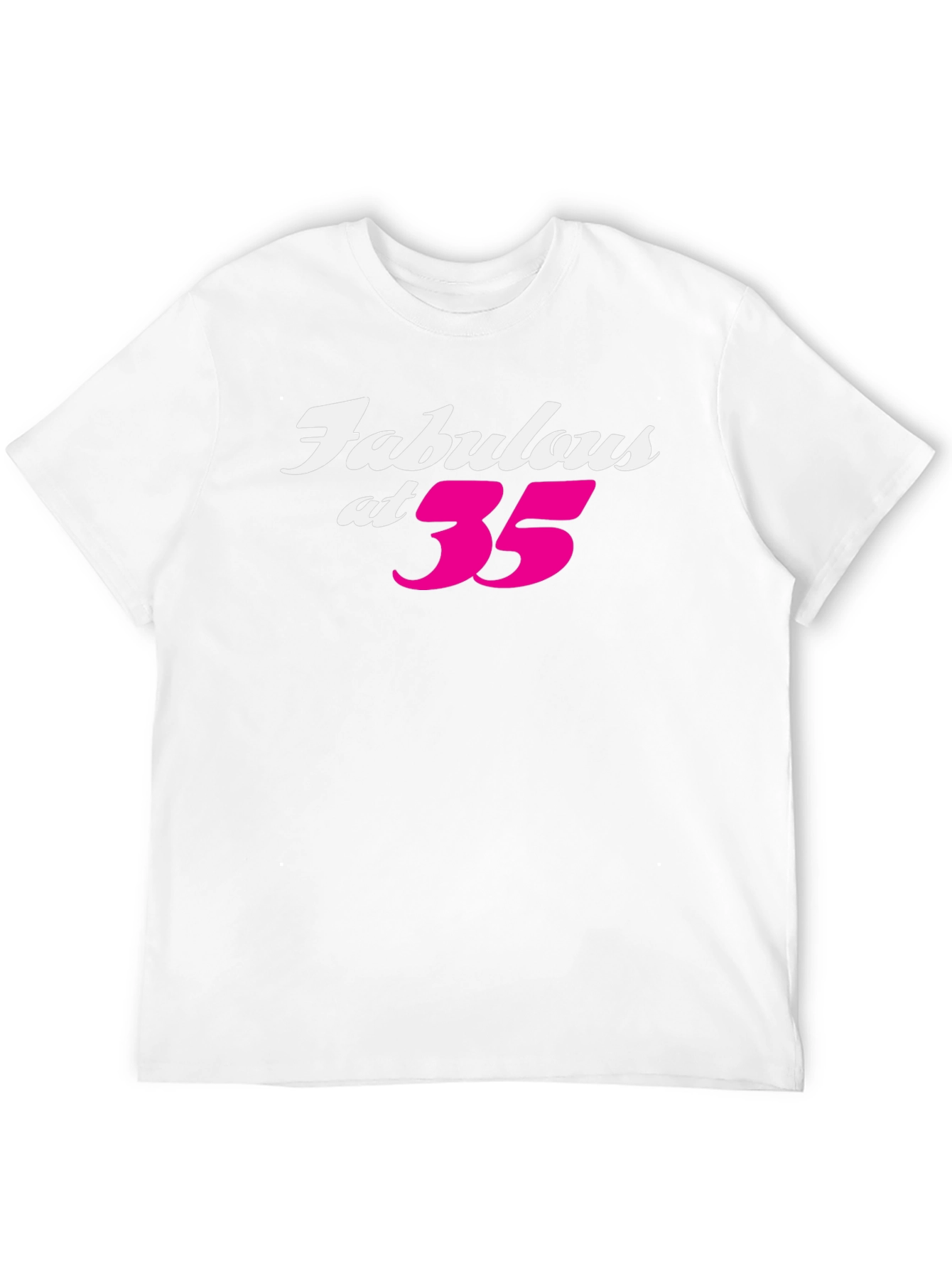 Fabulous at 35 Black T-Shirt