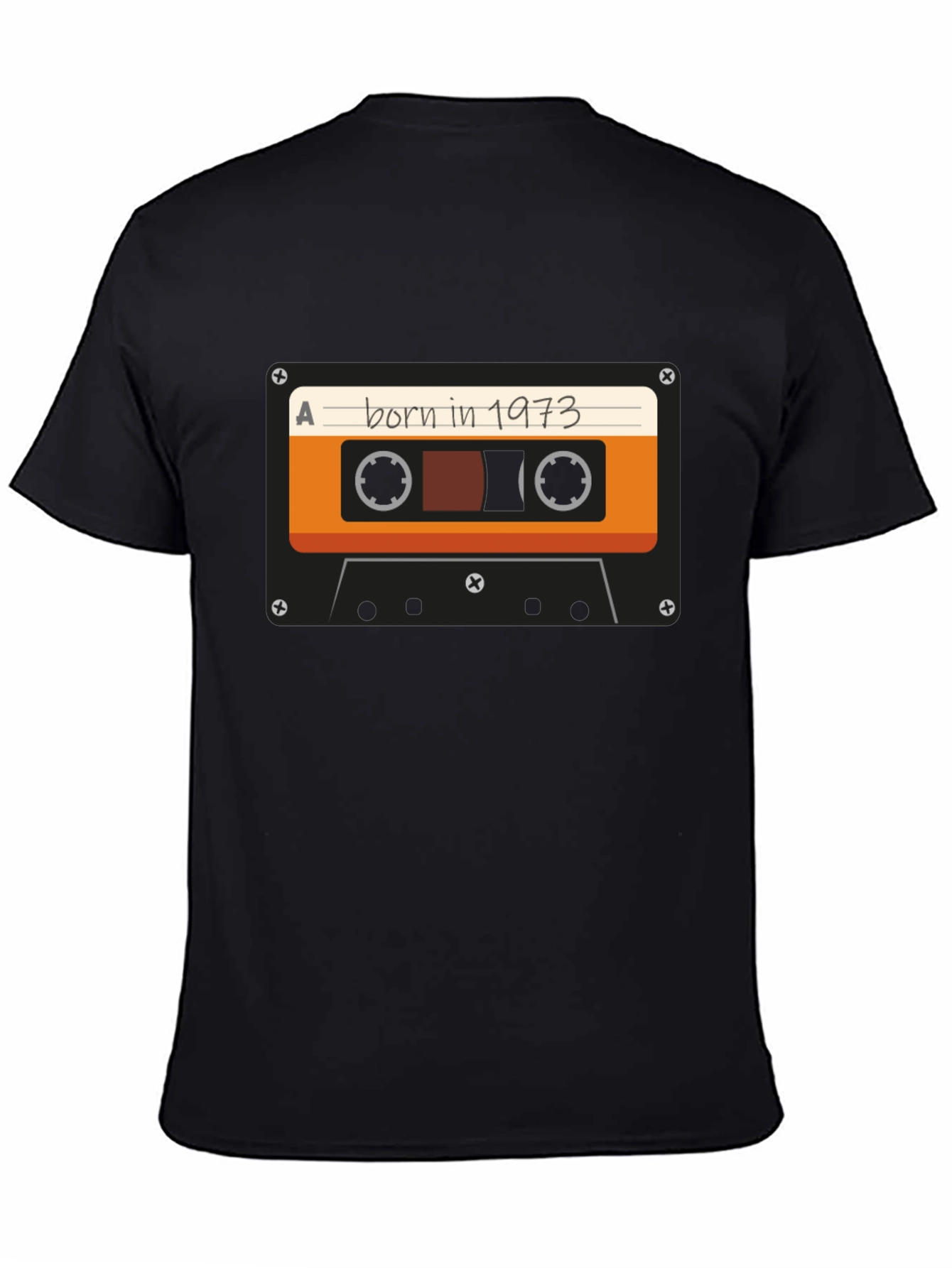 Born in 1973 Cassette Tape Graphic T-Shirt