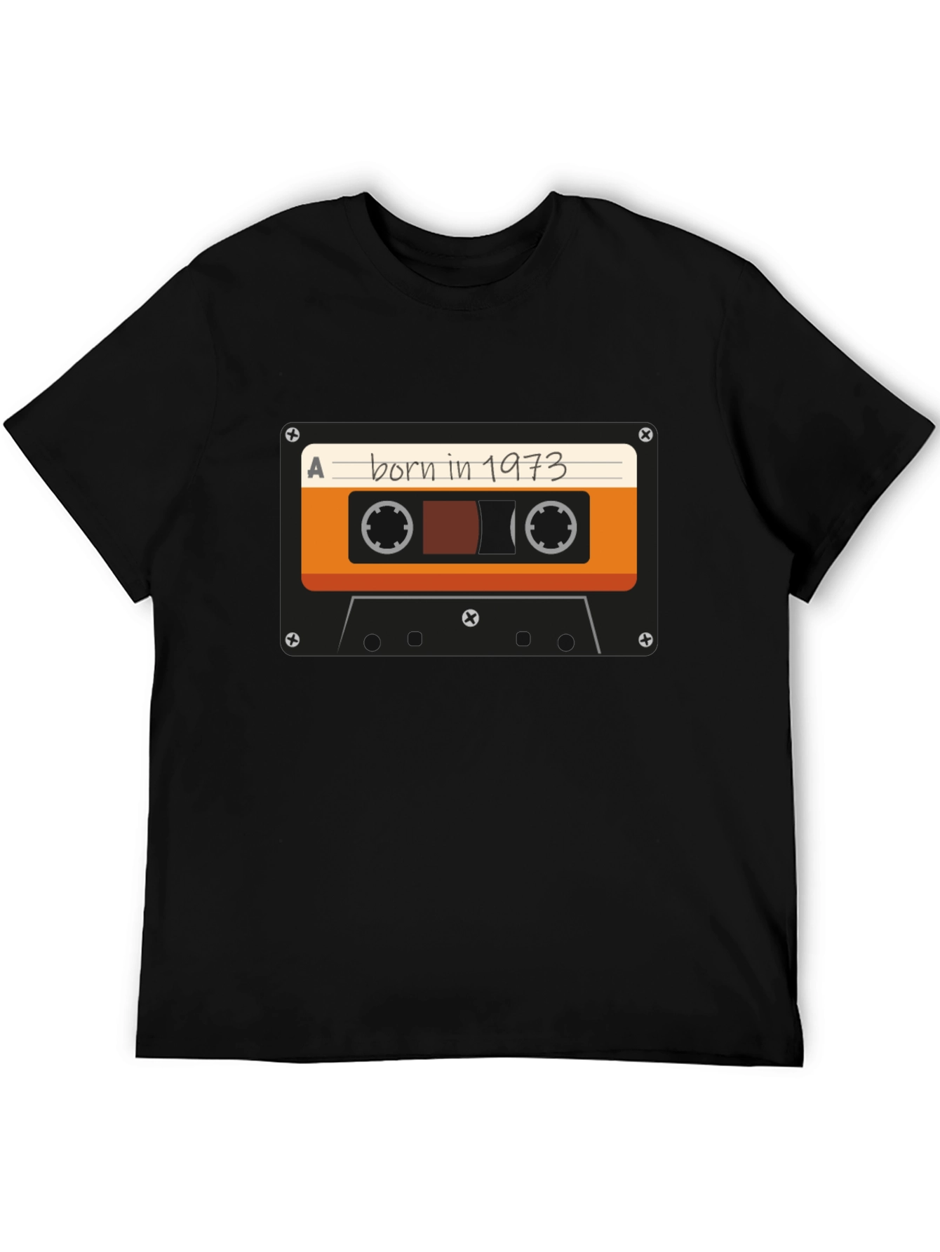 Born in 1973 Cassette Tape Graphic T-Shirt