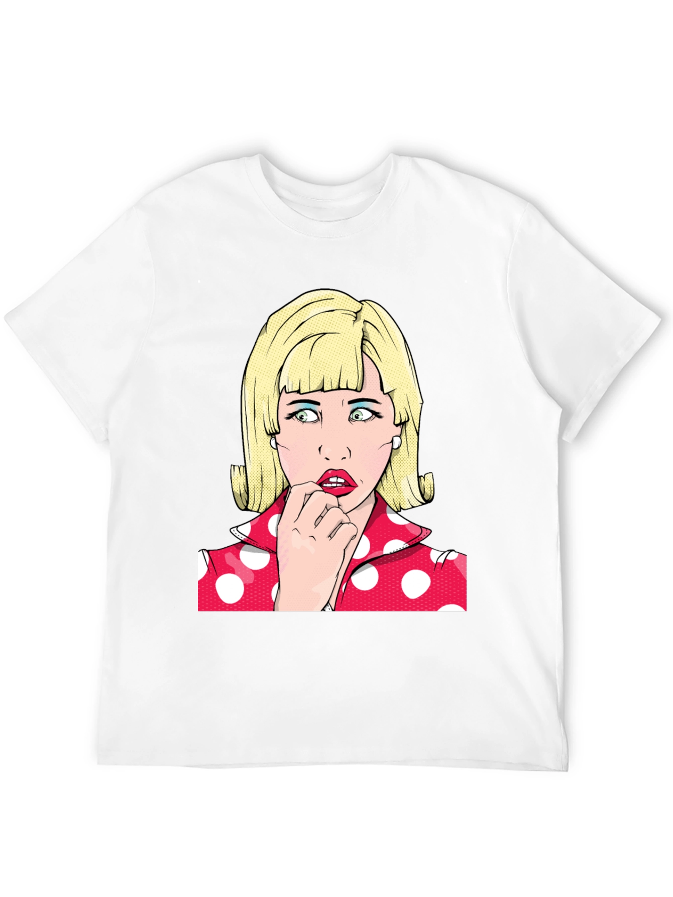 Retro Pop Art Woman Graphic T-Shirt