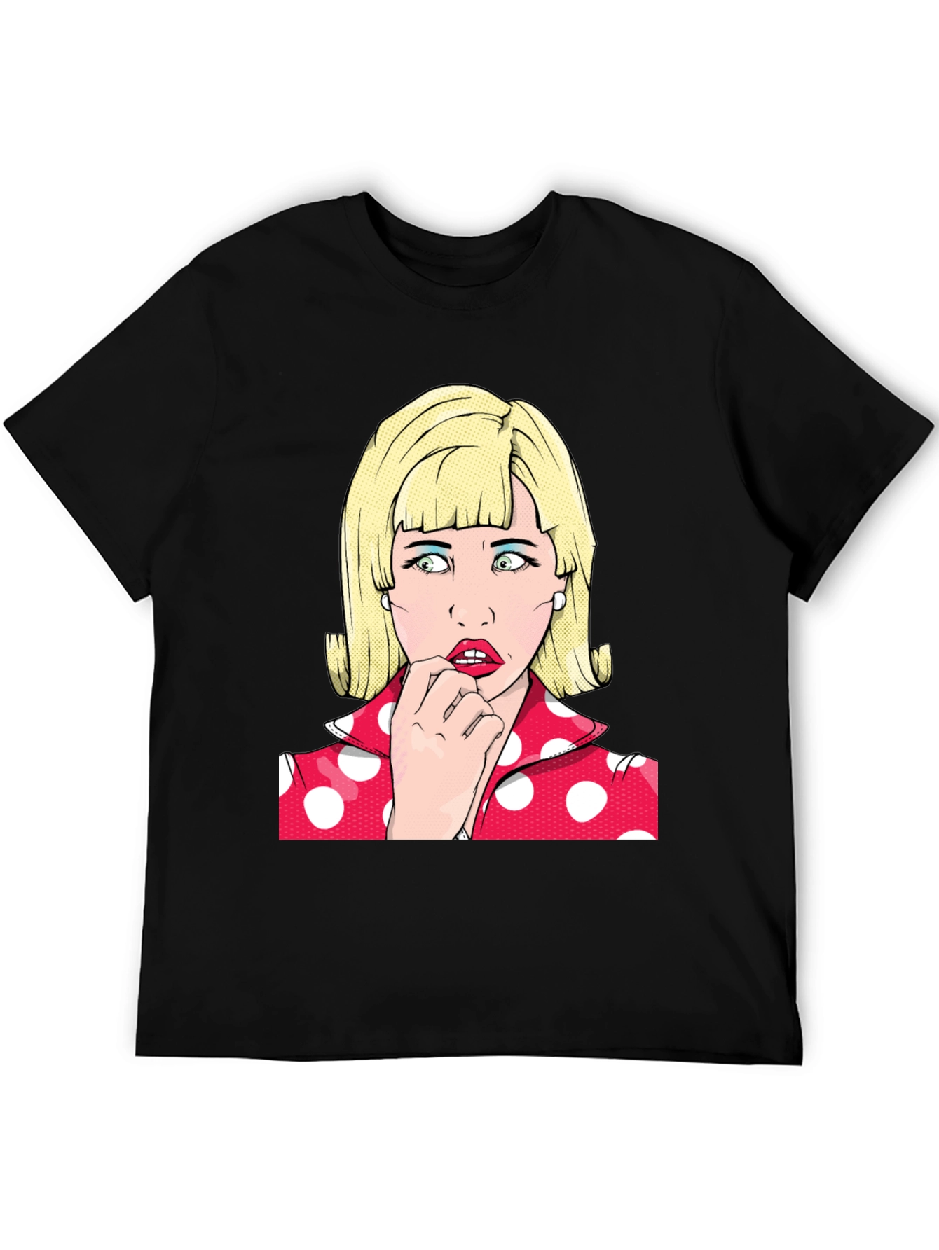 Retro Pop Art Woman Graphic T-Shirt