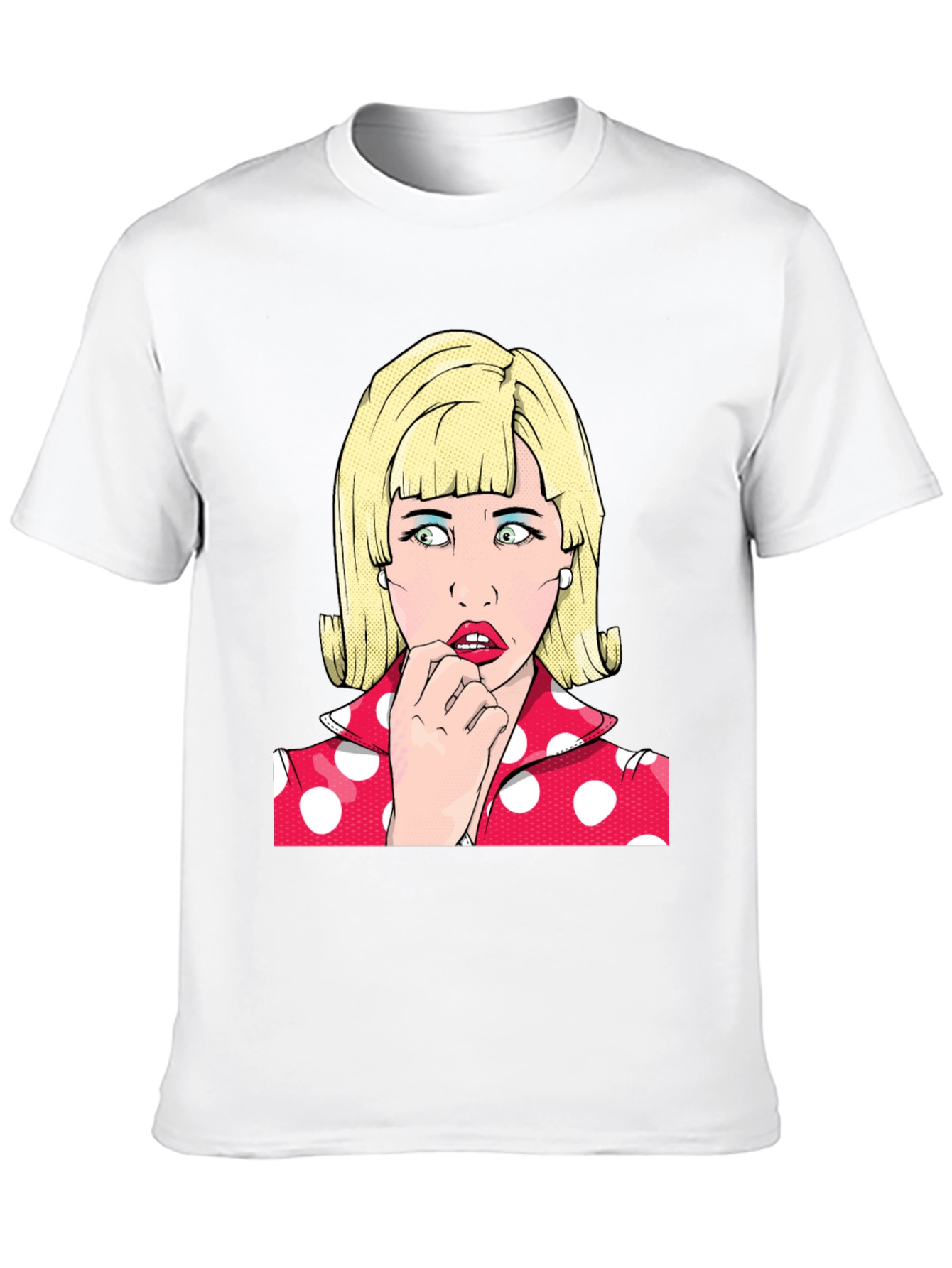Retro Pop Art Woman Graphic T-Shirt