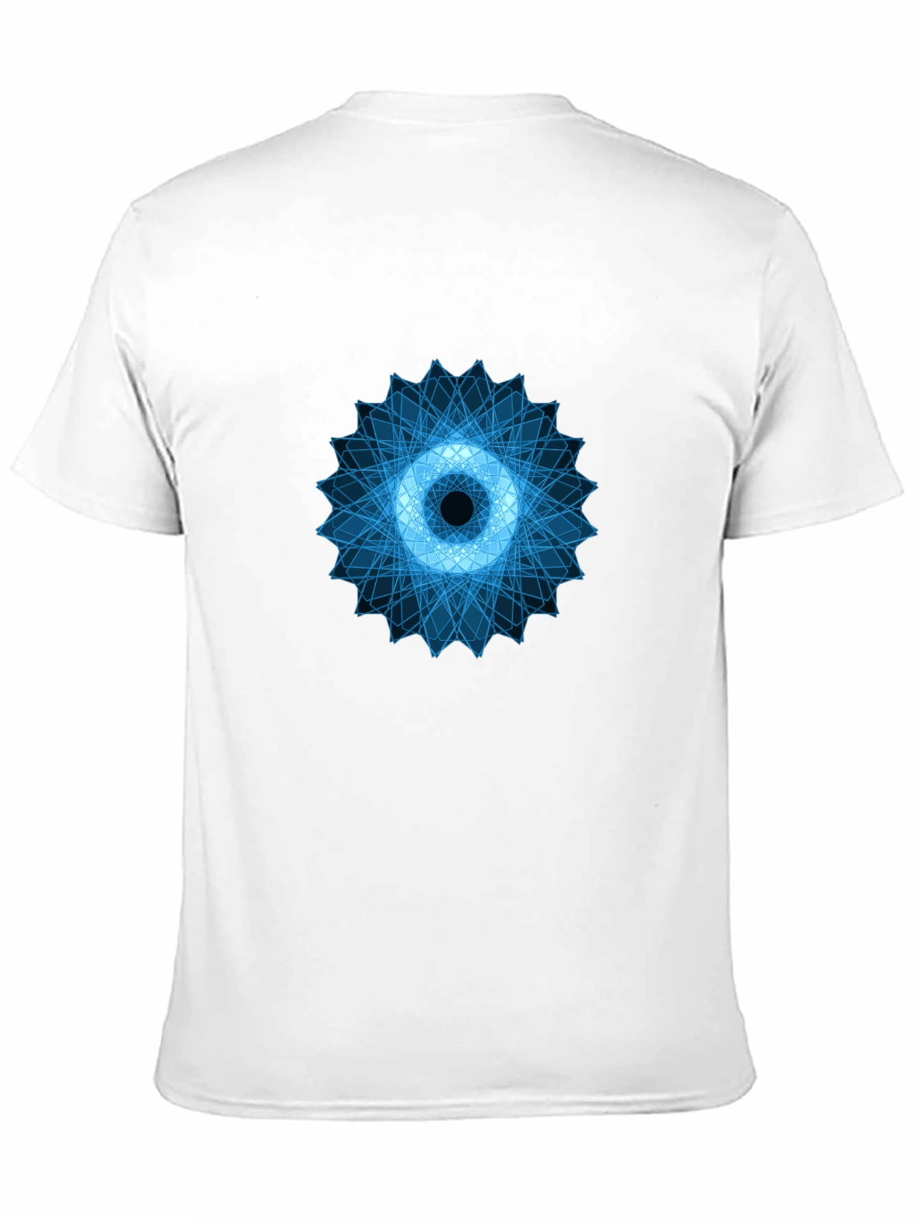 Geometric Glow T-Shirt - Modern Abstract Design