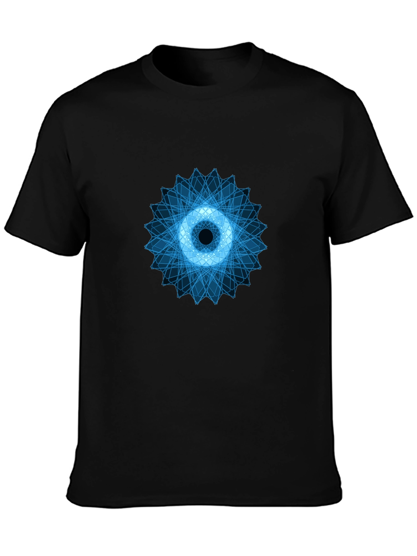 Geometric Glow T-Shirt - Modern Abstract Design