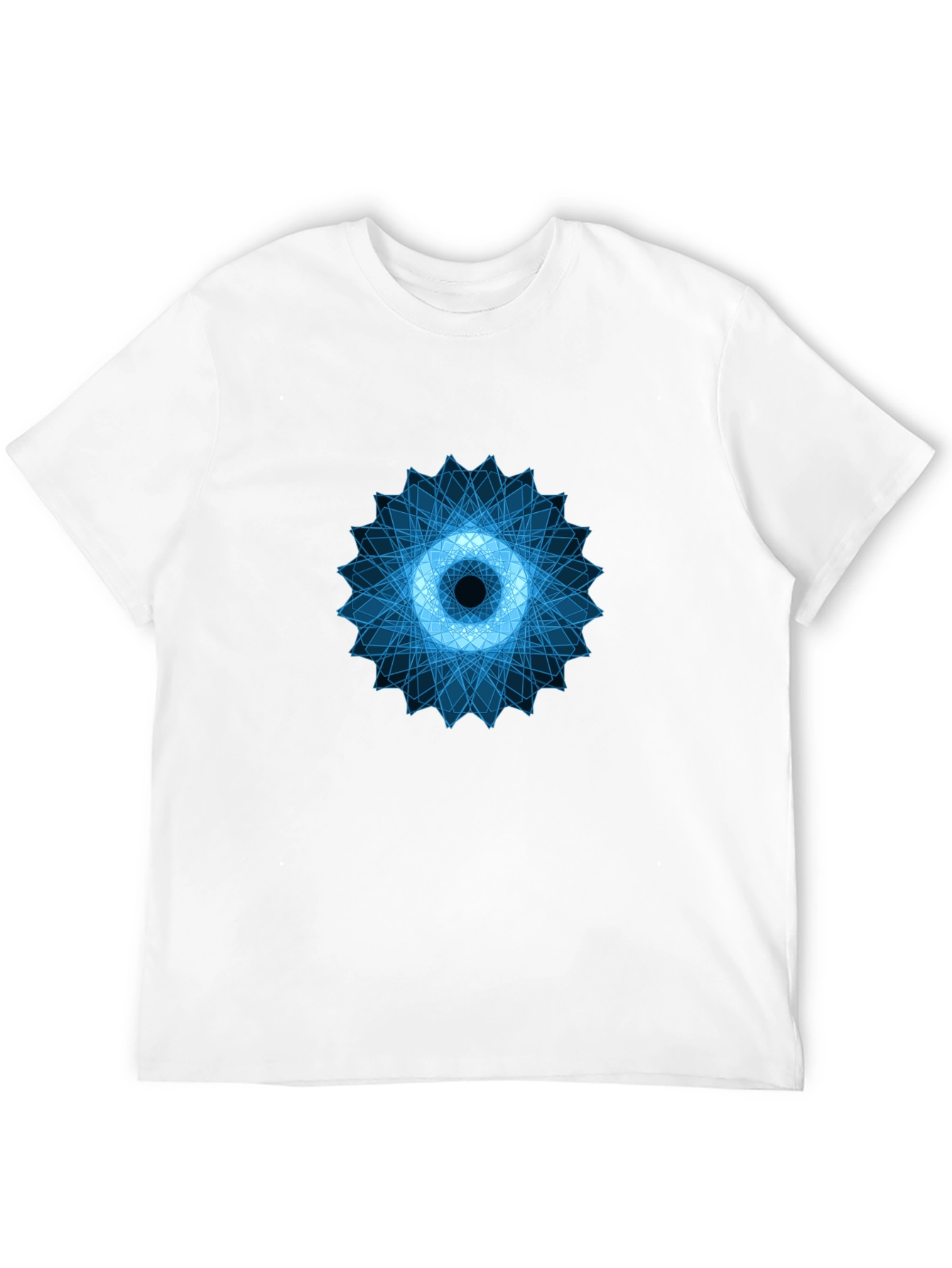 Geometric Glow T-Shirt - Modern Abstract Design