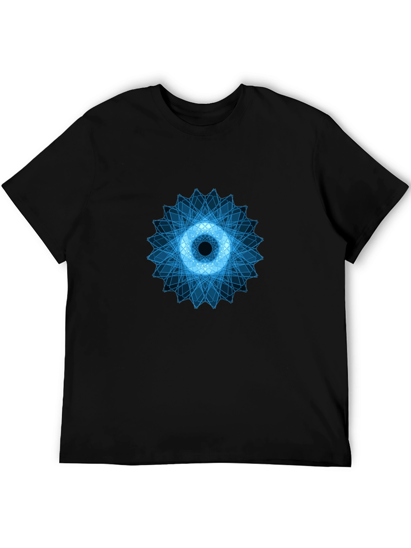 Geometric Glow T-Shirt - Modern Abstract Design