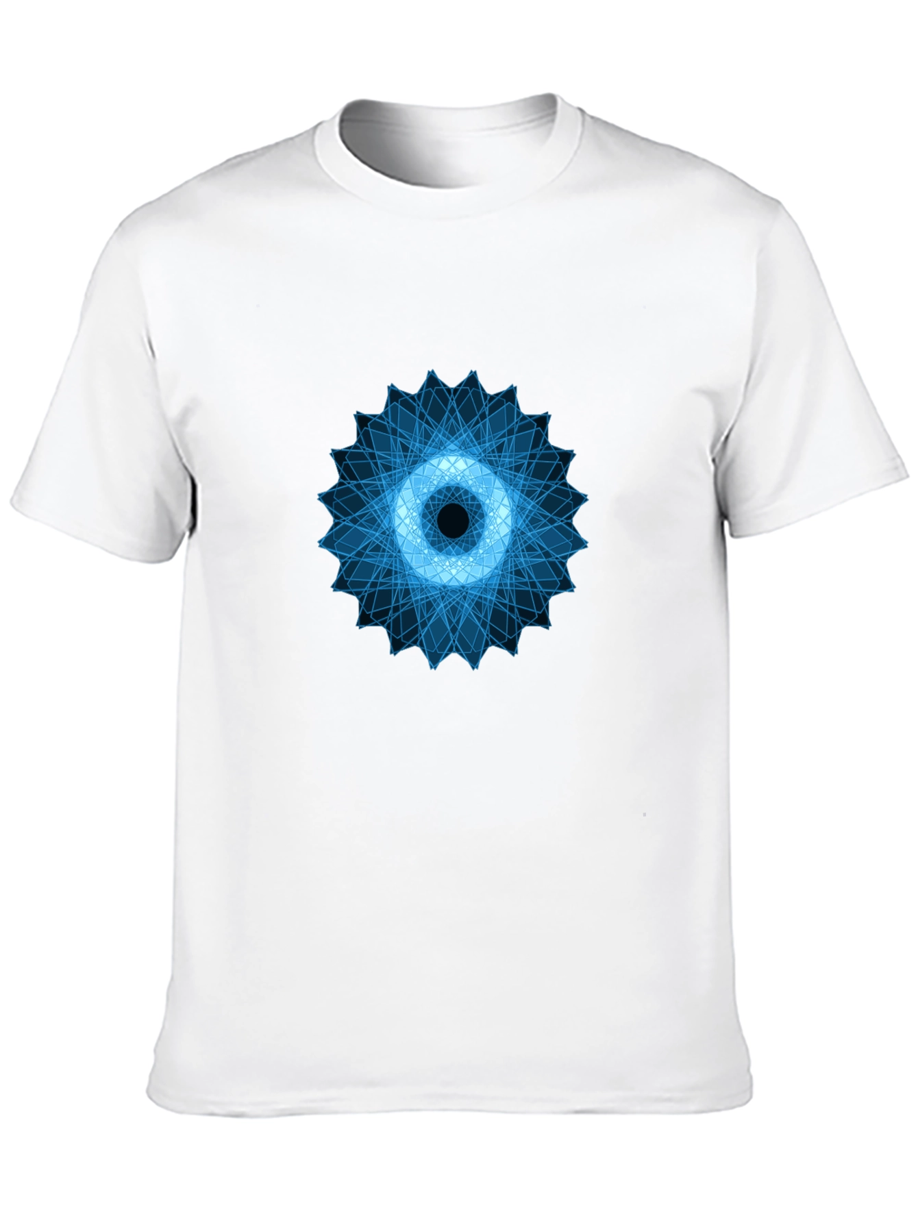 Geometric Glow T-Shirt - Modern Abstract Design