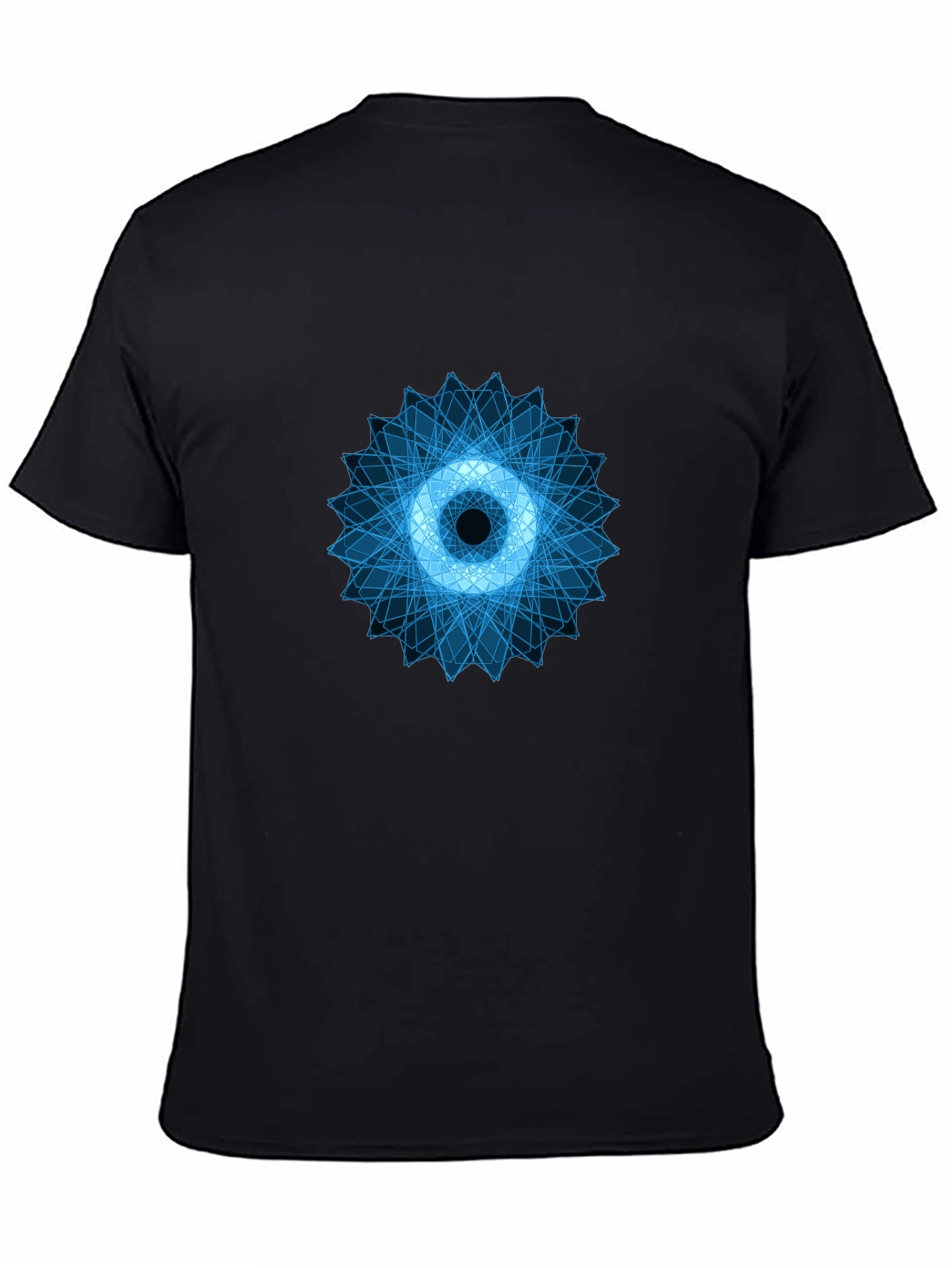 Geometric Glow T-Shirt - Modern Abstract Design