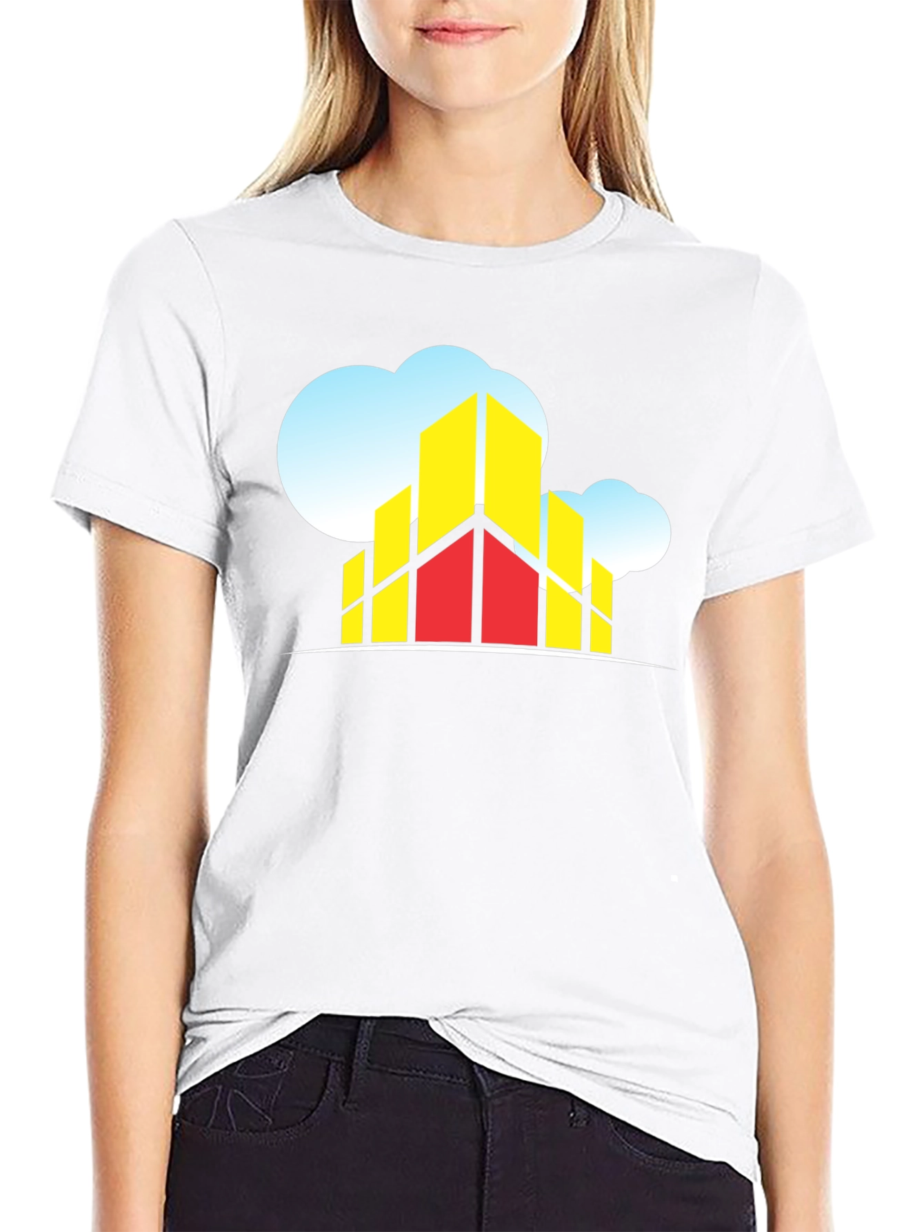 Modern Cityscape Graphic Tee - Urban Style