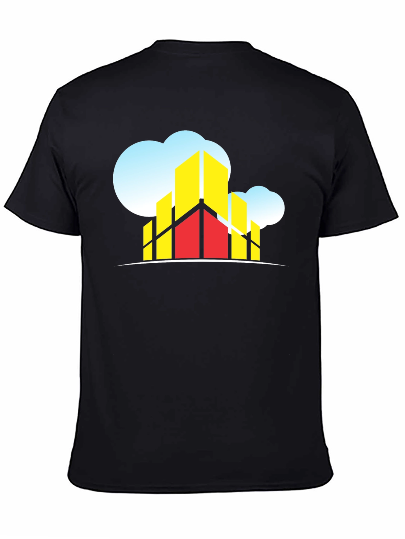 Modern Cityscape Graphic Tee - Urban Style