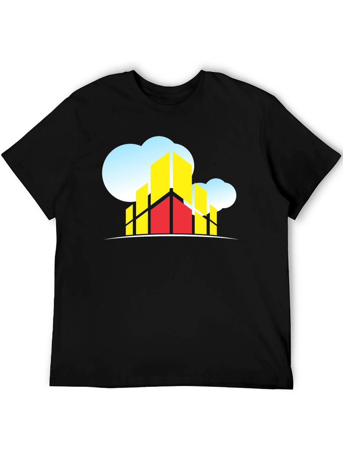 Modern Cityscape Graphic Tee - Urban Style