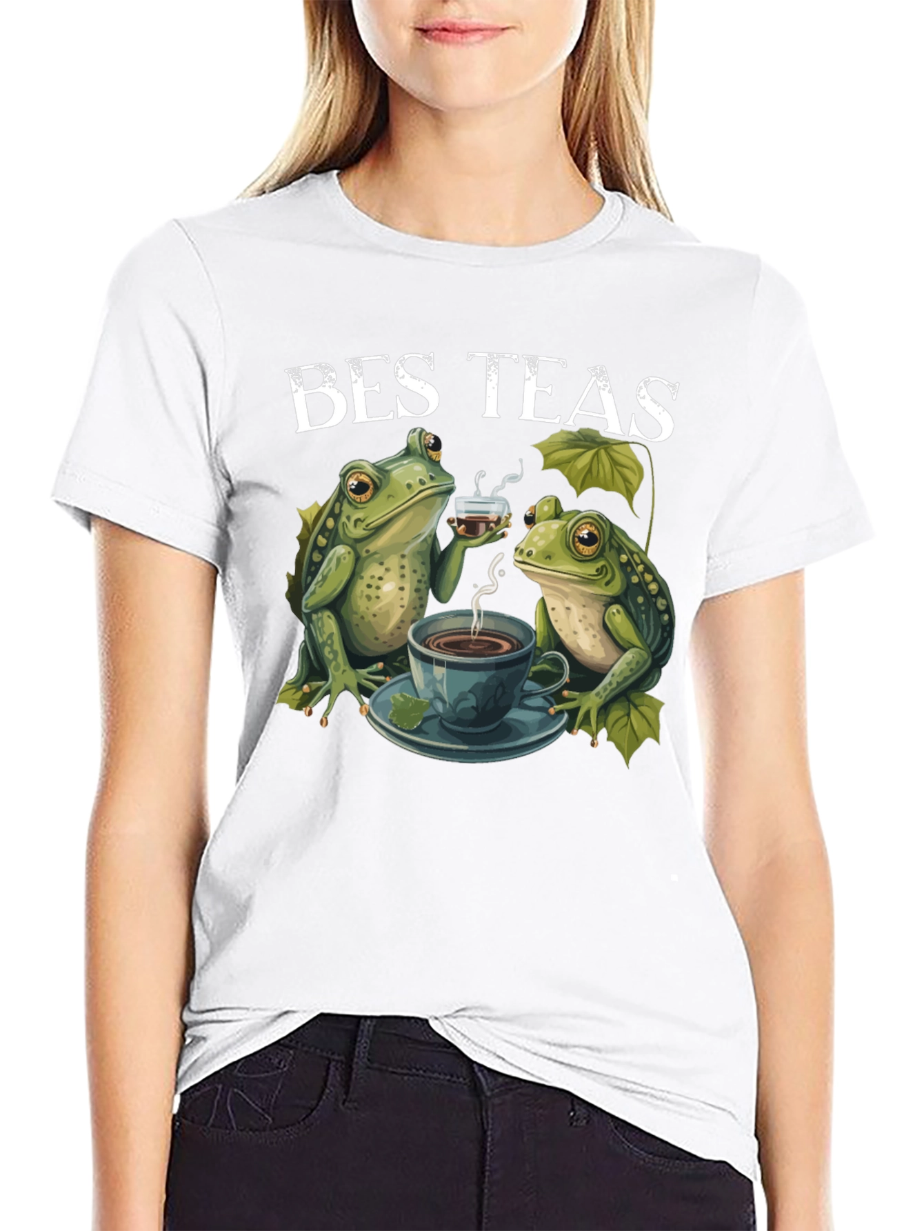 Bes Teas Frog T-Shirt - Quirky Tea Lovers Tee