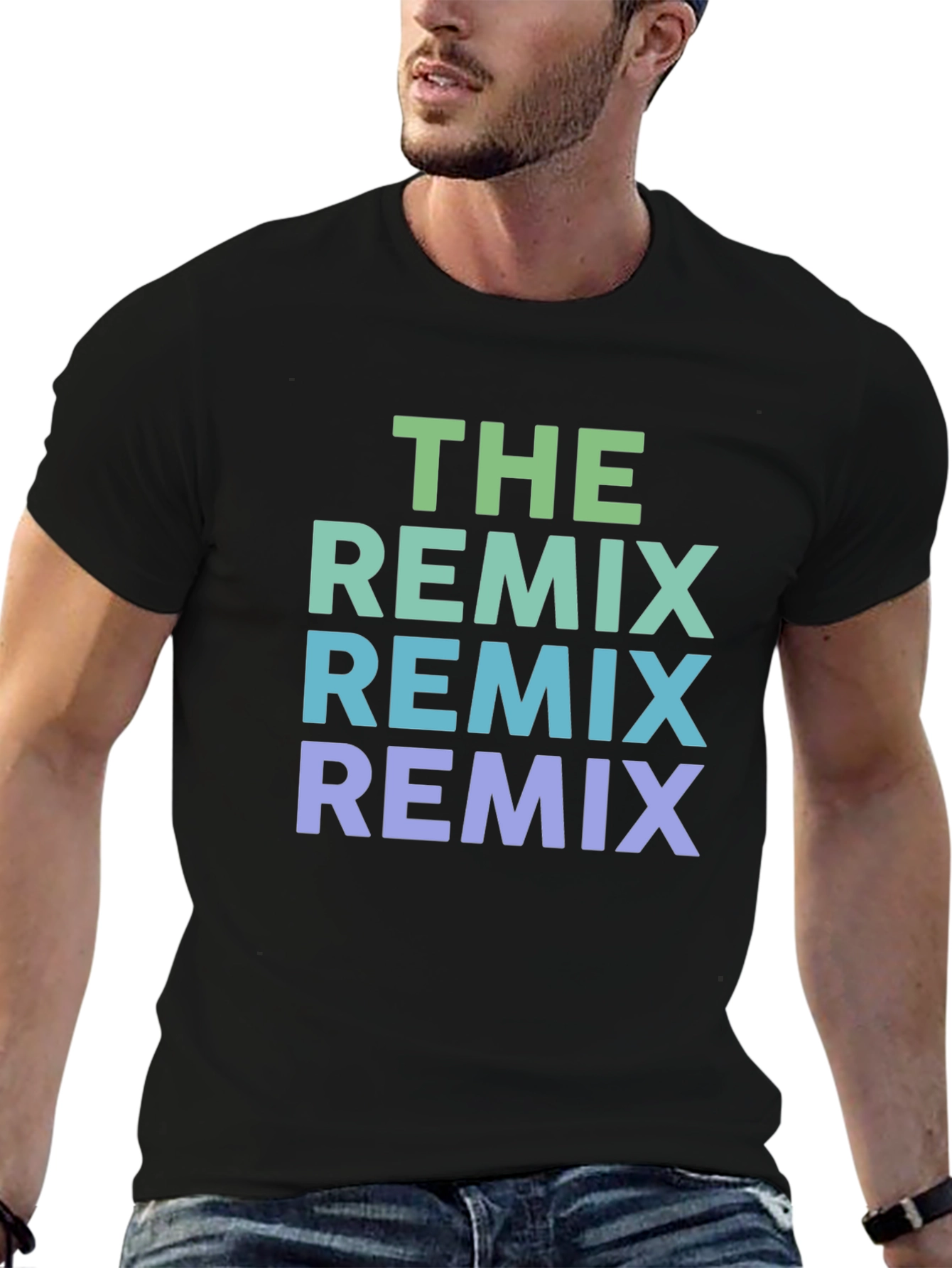 The Remix Graphic T-Shirt - Cool Gradient Design