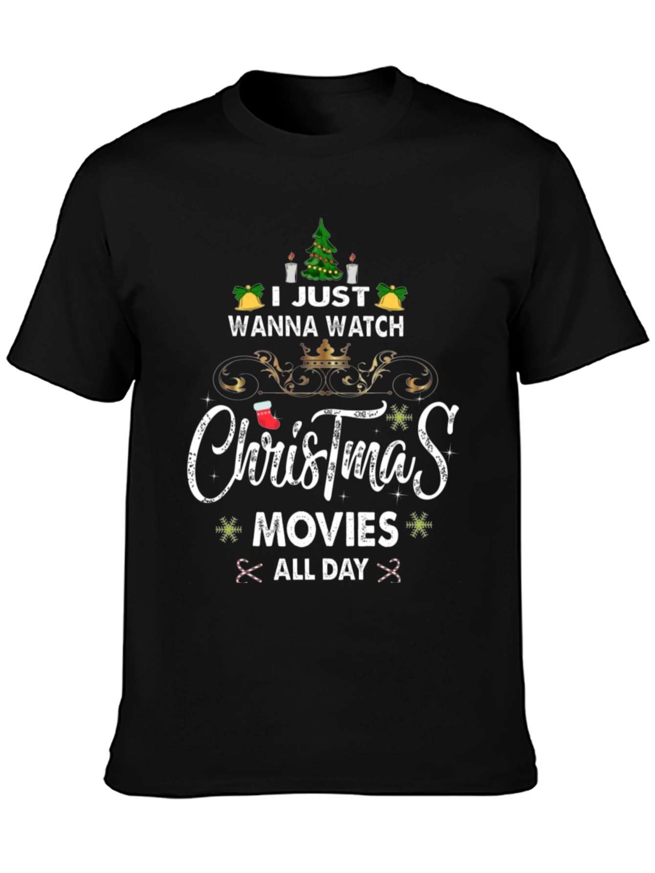 Christmas Movies All Day T-Shirt