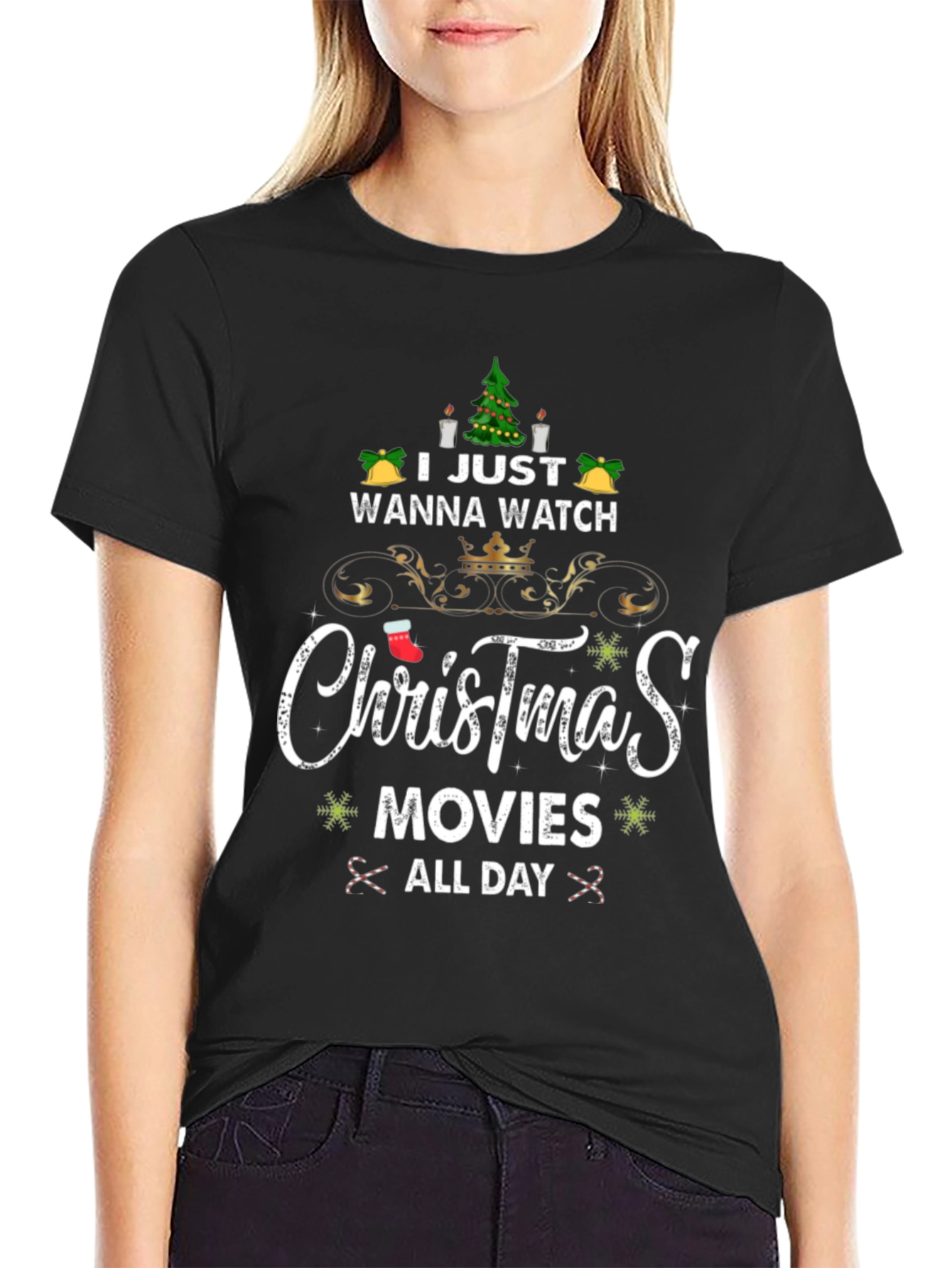 Christmas Movies All Day T-Shirt