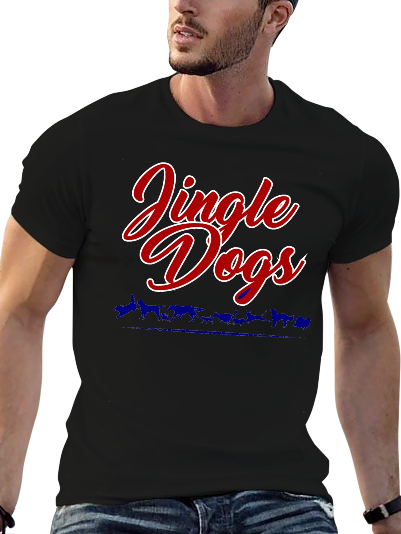Jingle Dogs Graphic T-Shirt