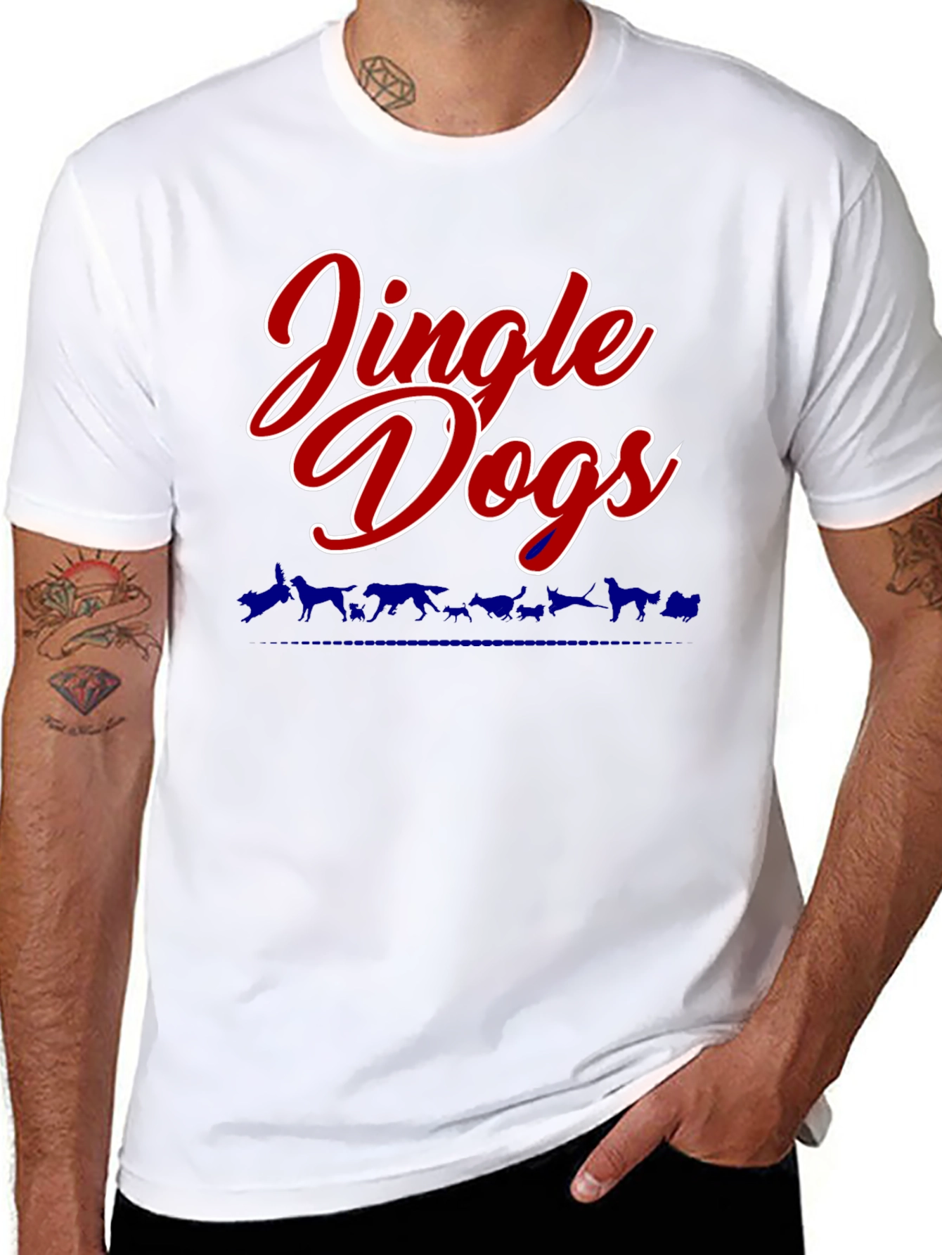 Jingle Dogs Graphic T-Shirt