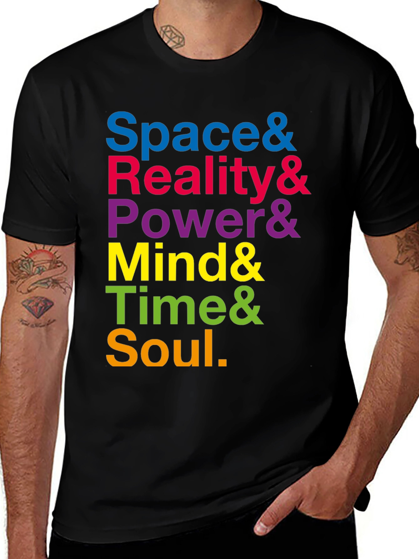 Space Reality Power Mind Time Soul T-Shirt