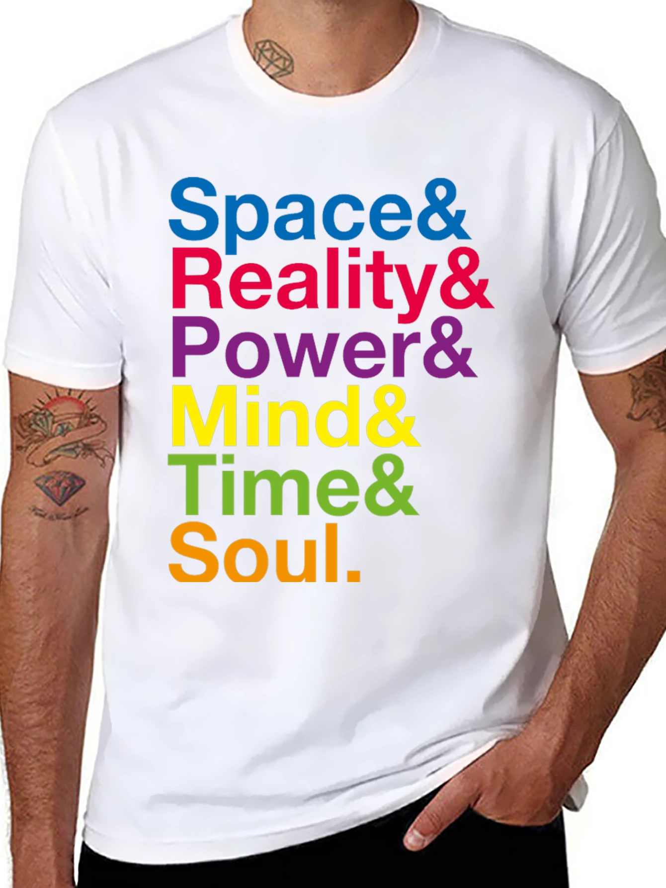 Space Reality Power Mind Time Soul T-Shirt