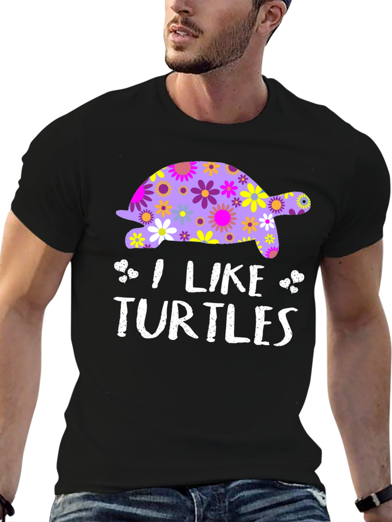 I Like Turtles Graphic T-Shirt