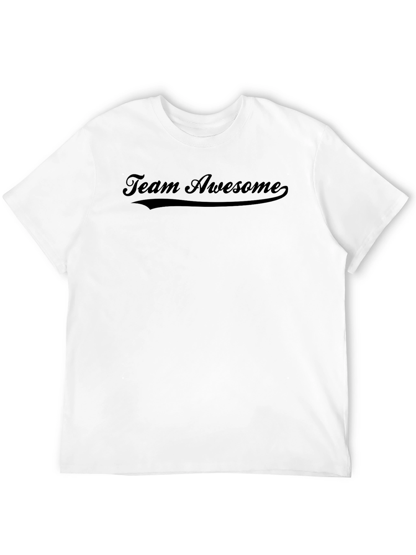 Team Awesome Black Graphic Tee
