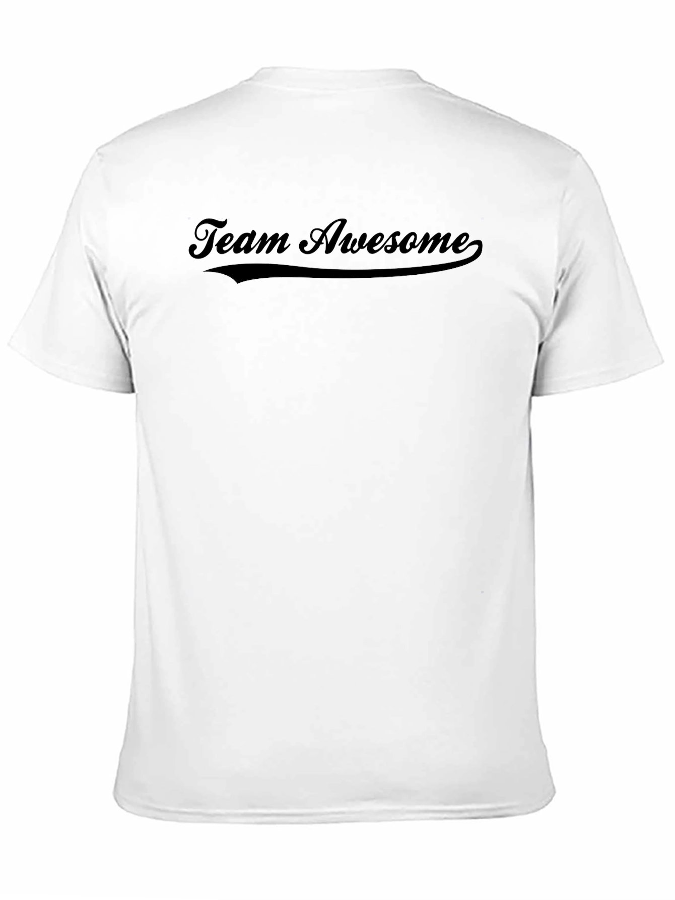 Team Awesome Black Graphic Tee