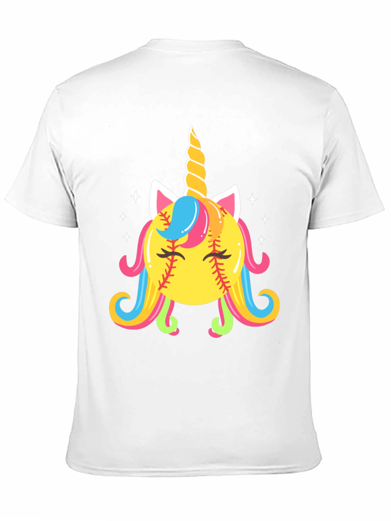 Unicorn Softball Graphic Tee