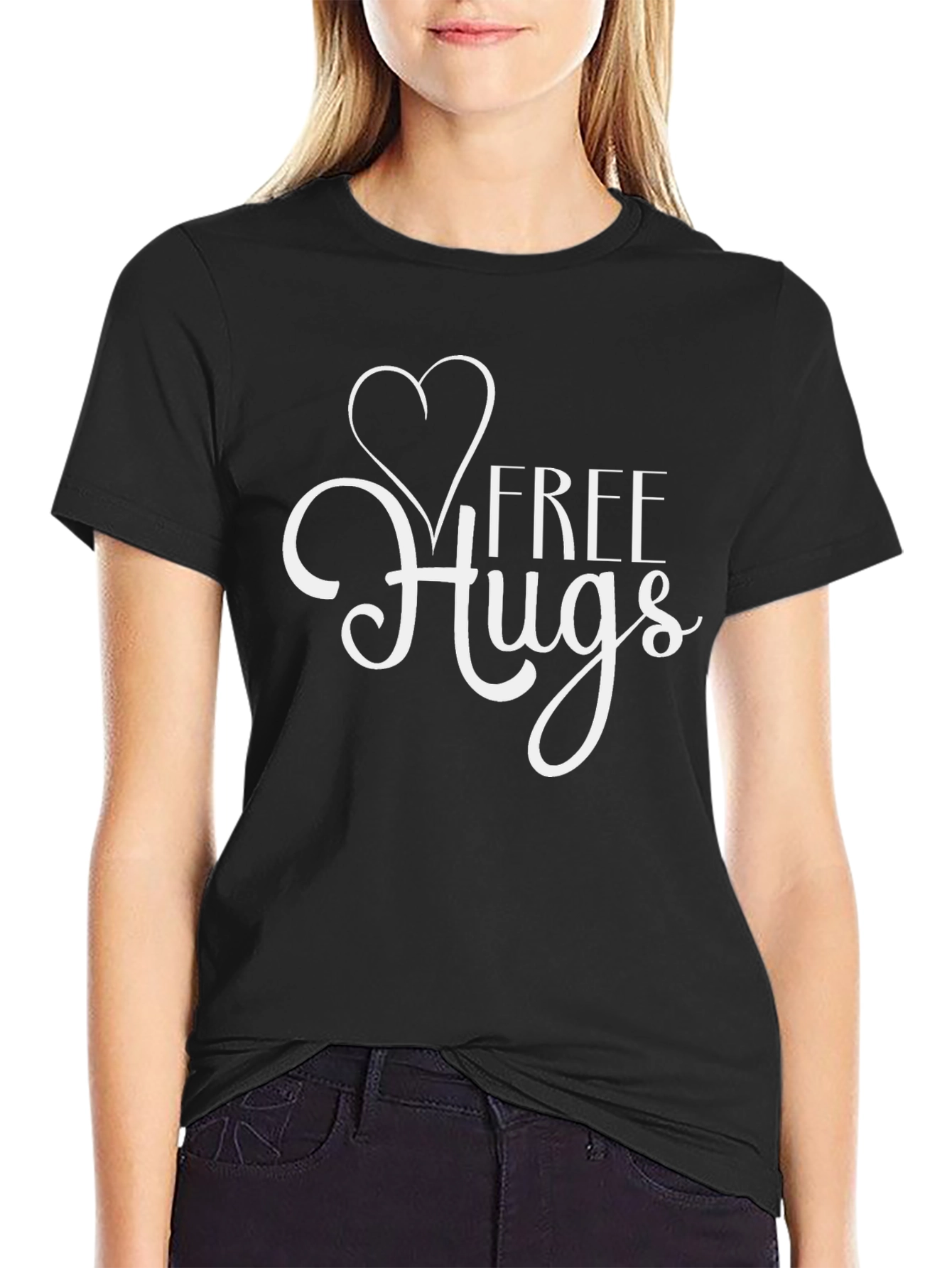 Free Hugs Graphic T-Shirt - Soft Cotton Tee