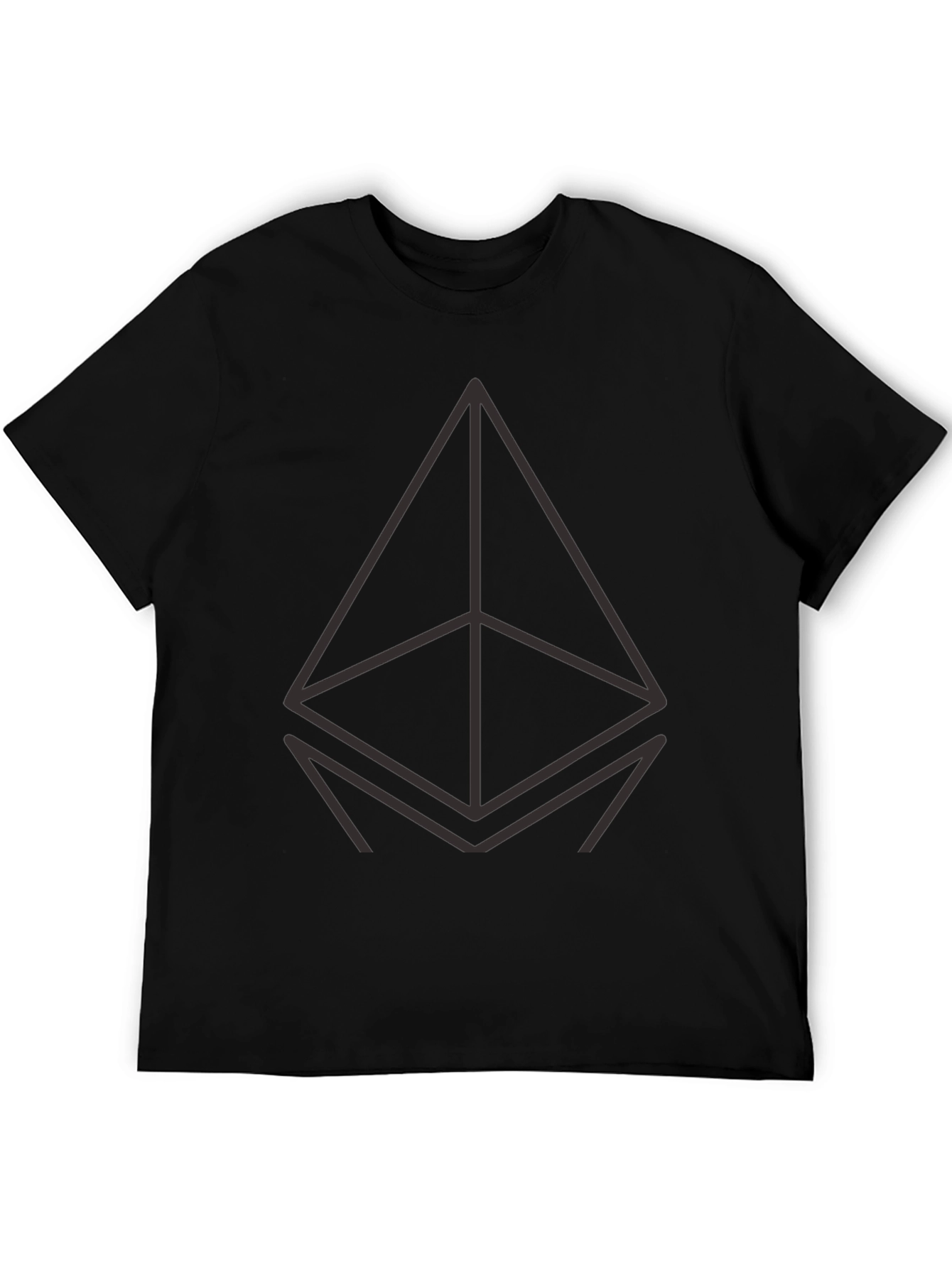 Ethereum Logo Black T-Shirt - Crypto Fashion