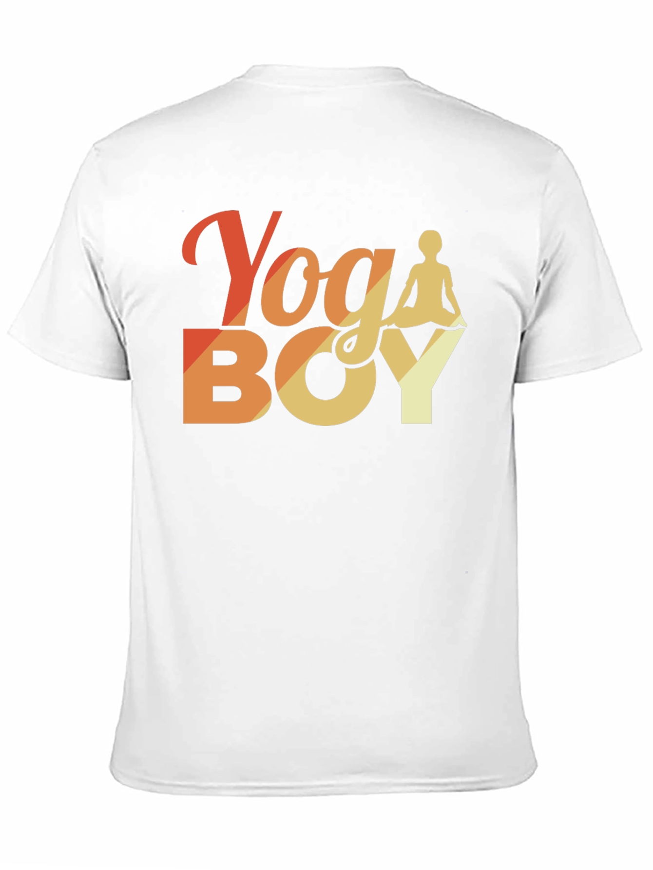 Yoga Boy Graphic Tee - Black Cotton T-Shirt