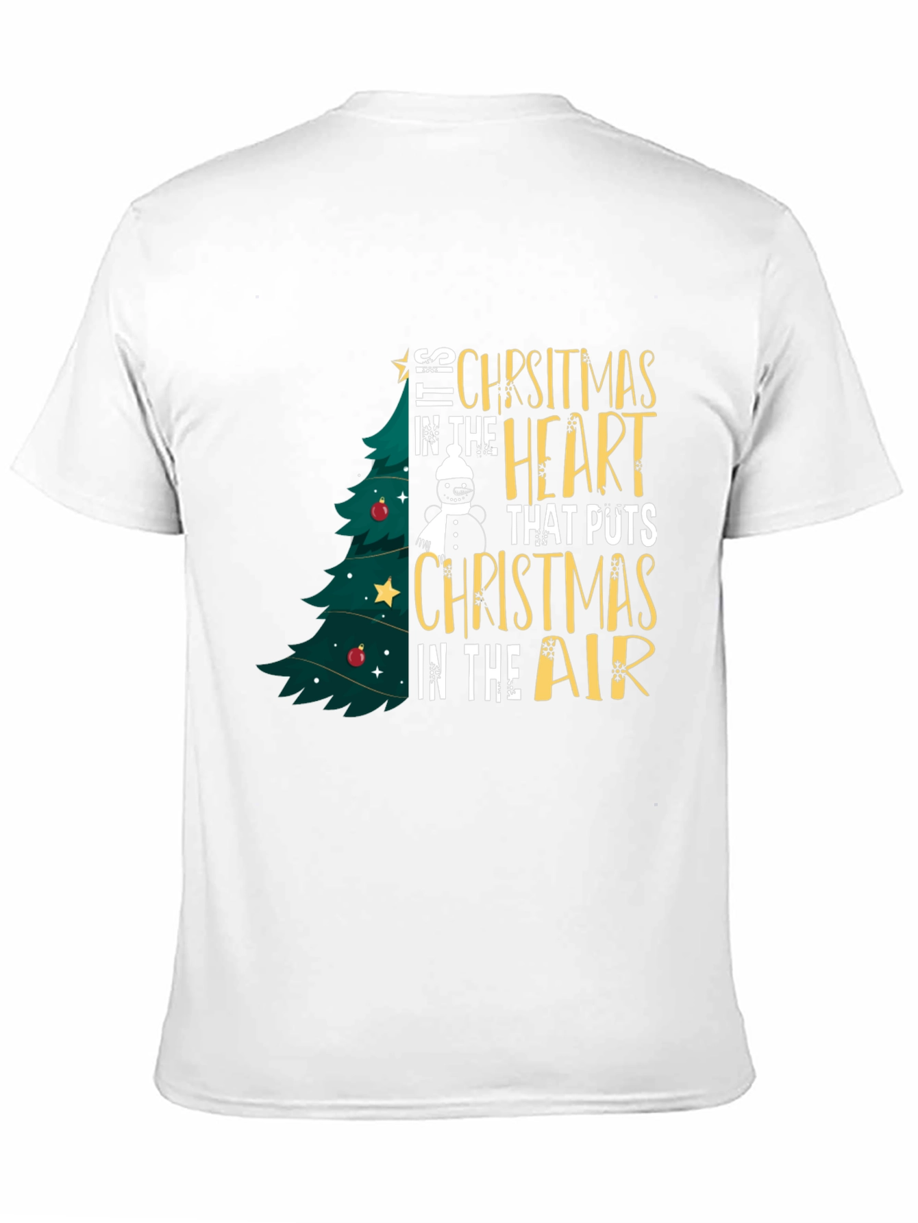 Christmas Heart T-Shirt - Holiday Spirit