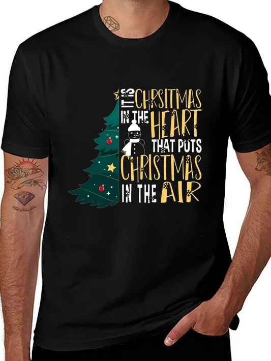 Christmas Heart T-Shirt - Holiday Spirit