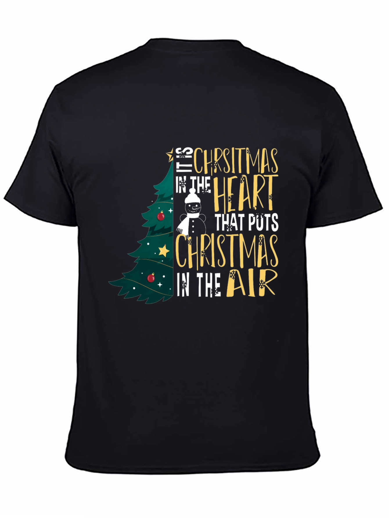 Christmas Heart T-Shirt - Holiday Spirit