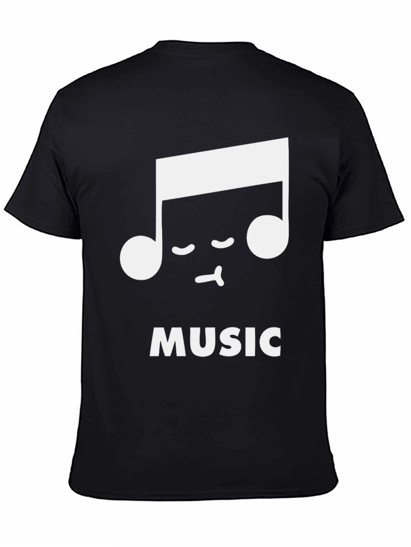Music Note Graphic T-Shirt - Relaxed Fit