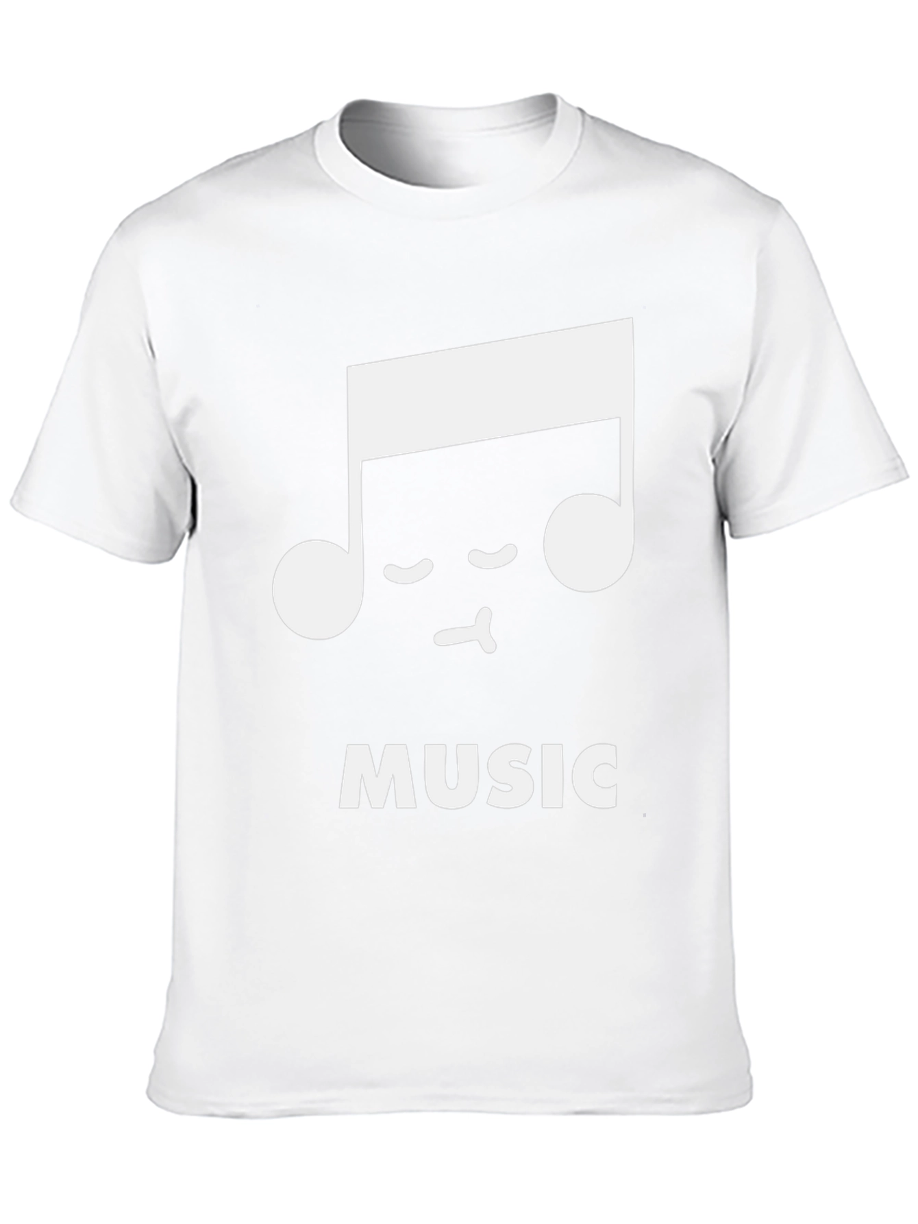 Music Note Graphic T-Shirt - Relaxed Fit