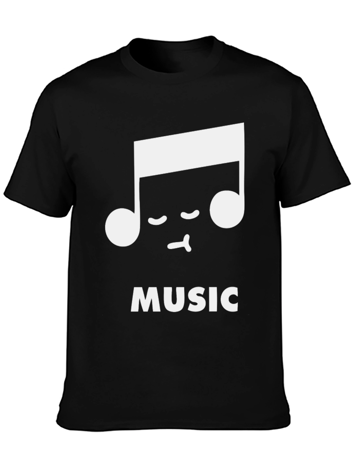 Music Note Graphic T-Shirt - Relaxed Fit