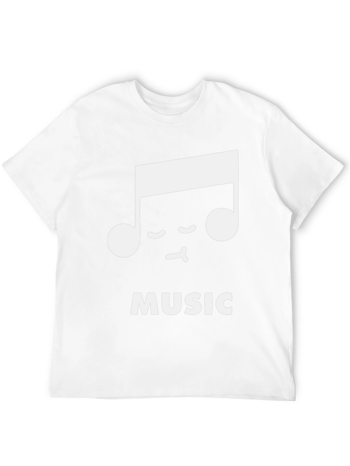 Music Note Graphic T-Shirt - Relaxed Fit