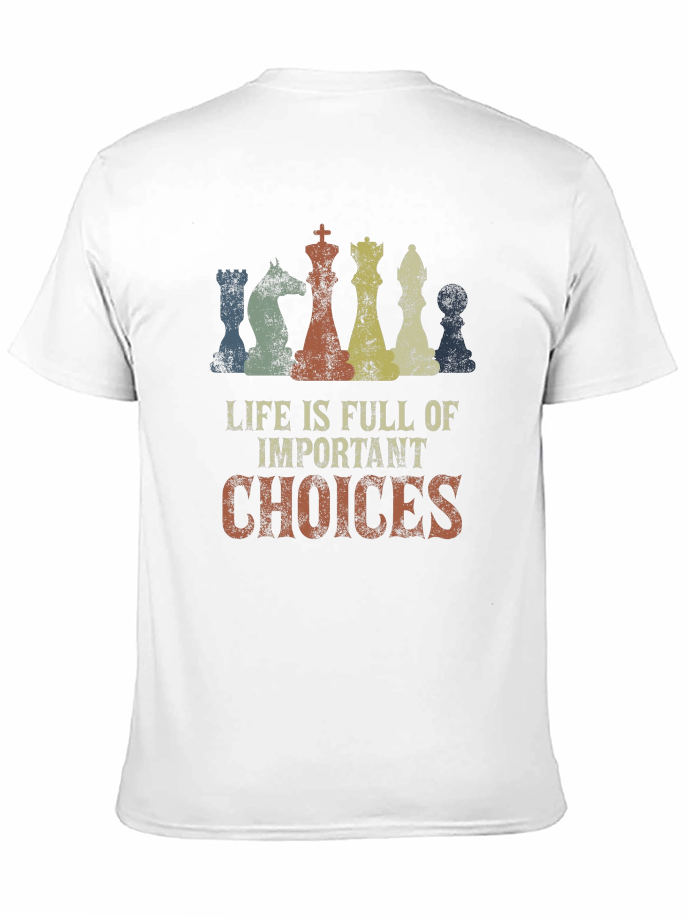Chess Life Choices Graphic Tee - Black Cotton