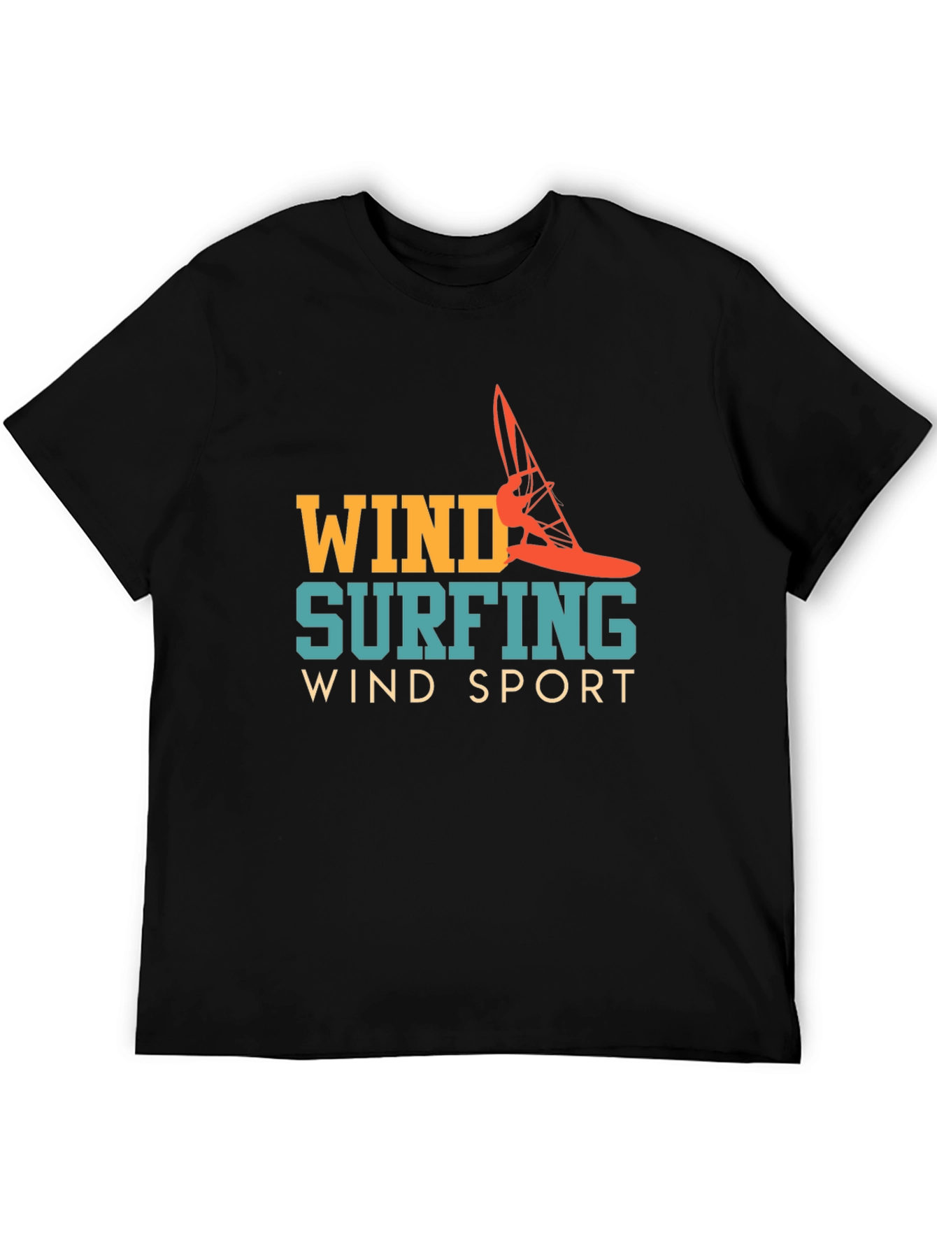 Windsurfing Graphic Tee - Sporty Casual Style
