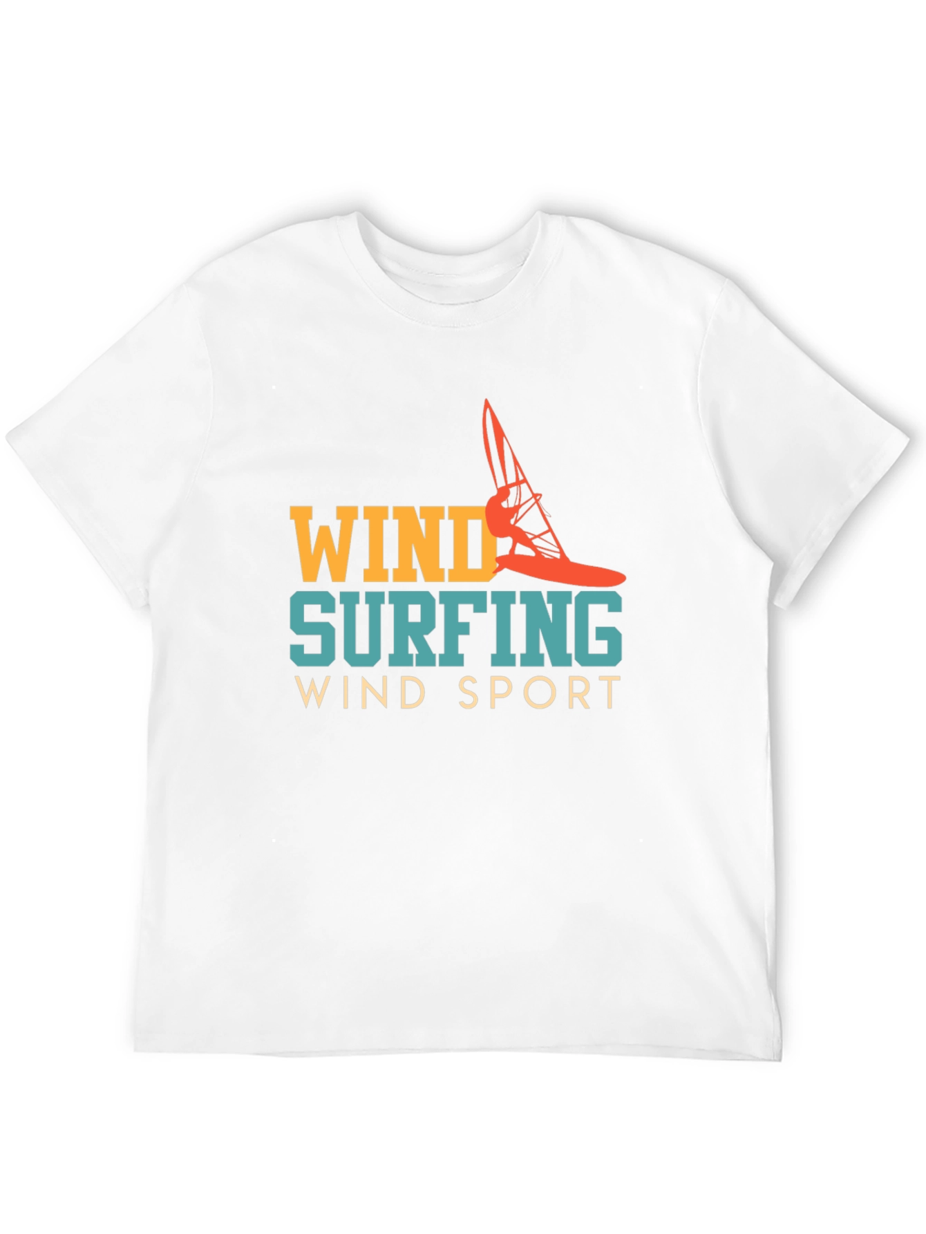 Windsurfing Graphic Tee - Sporty Casual Style