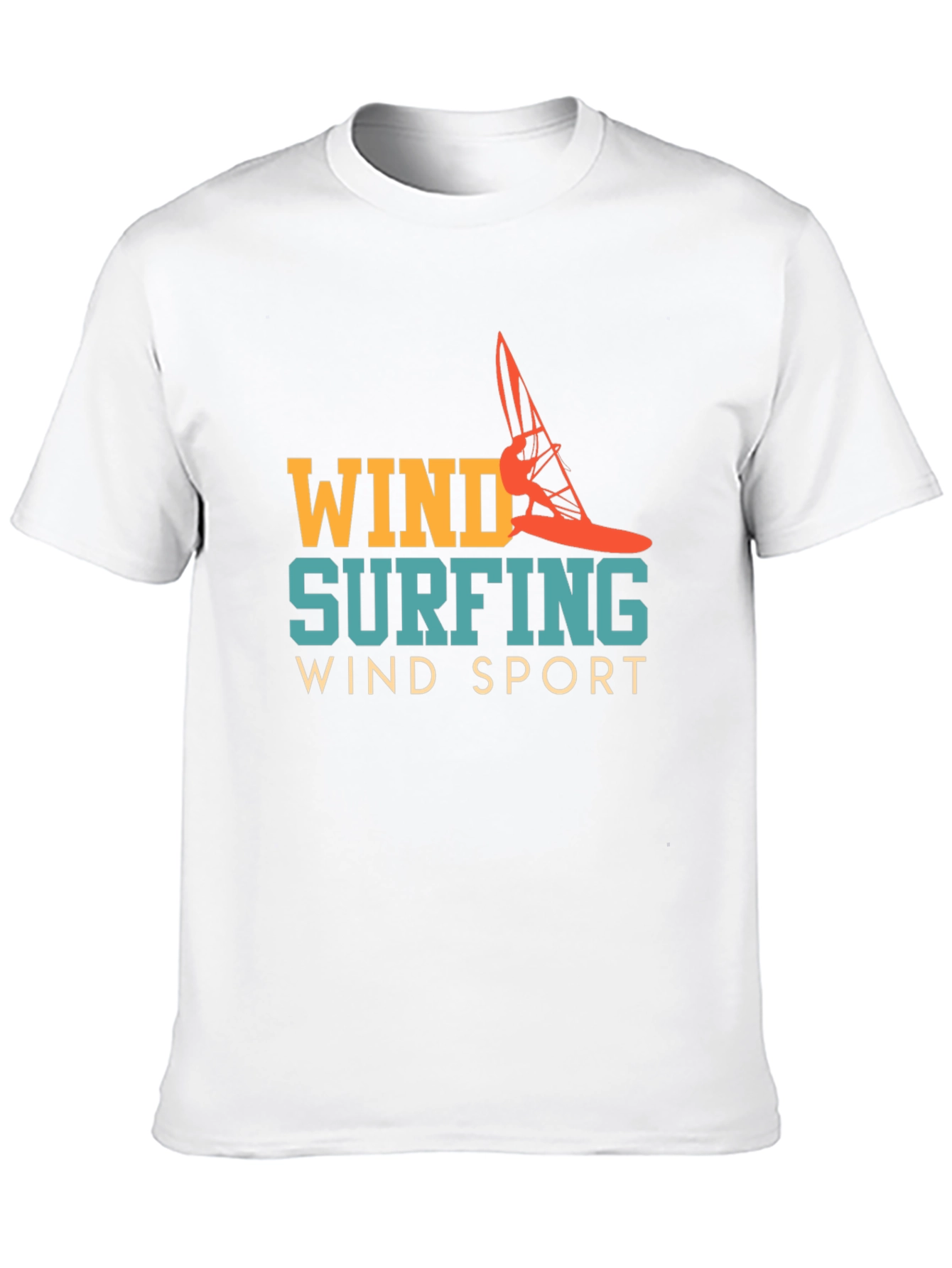 Windsurfing Graphic Tee - Sporty Casual Style
