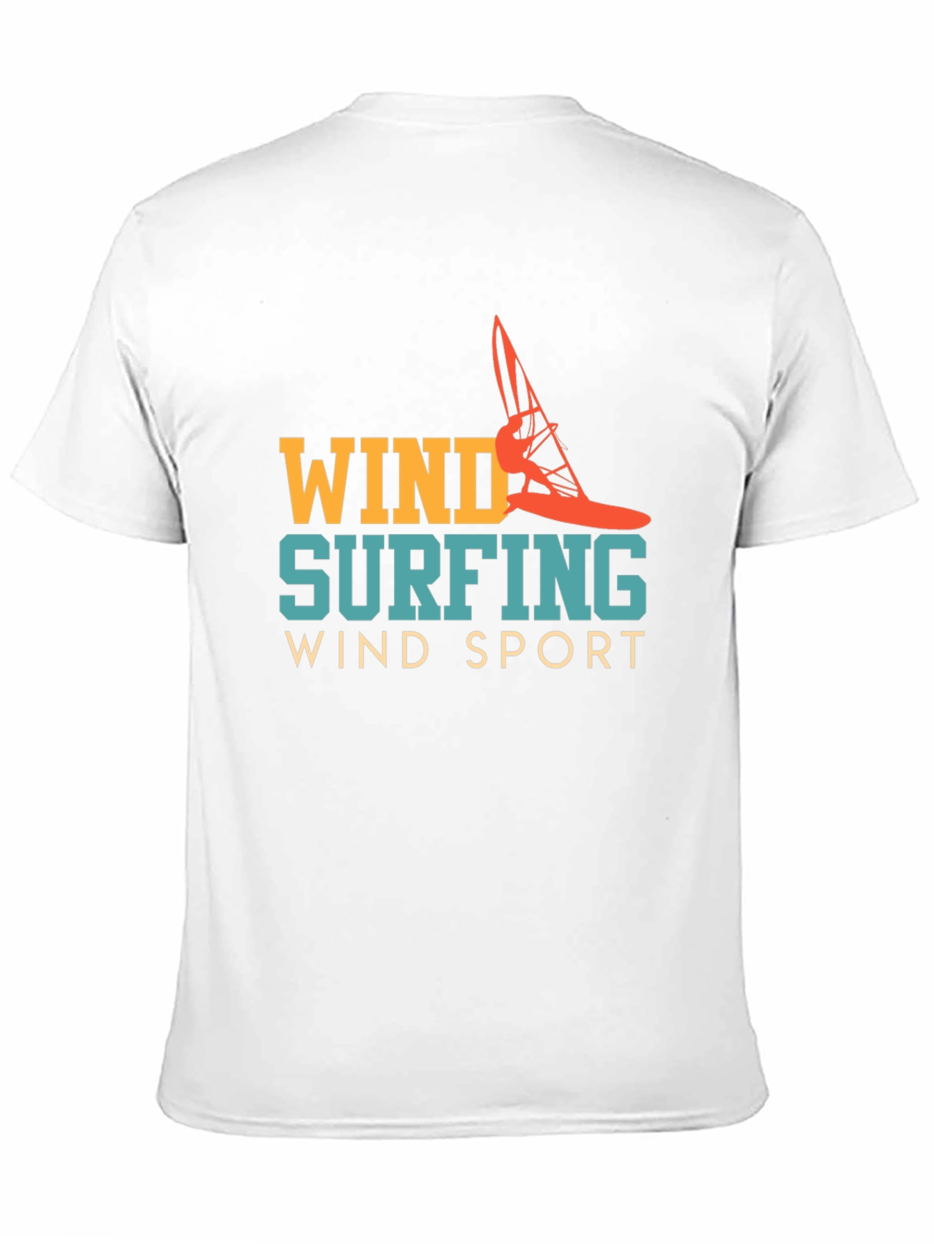 Windsurfing Graphic Tee - Sporty Casual Style
