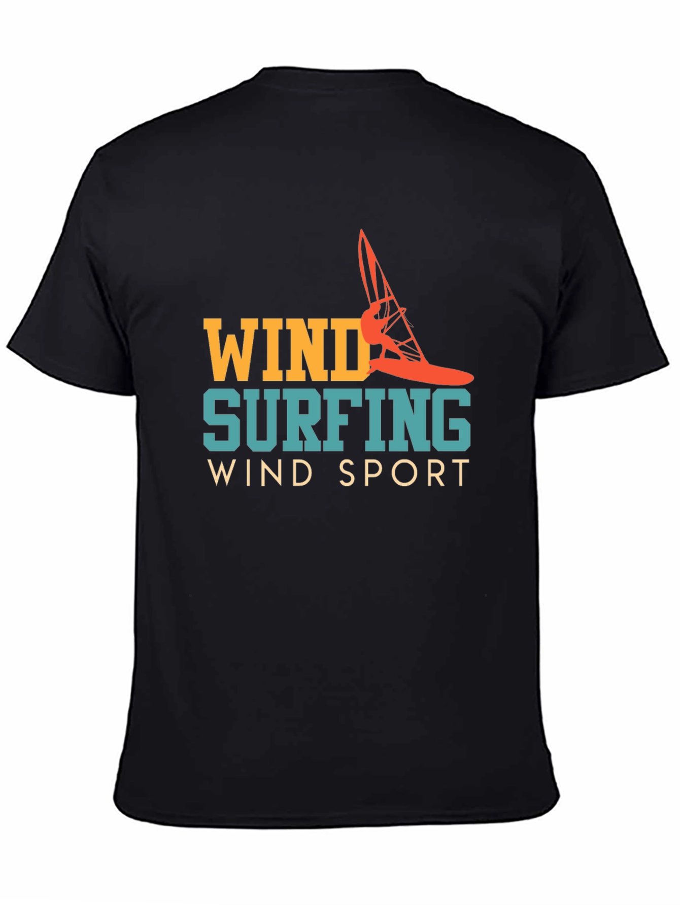 Windsurfing Graphic Tee - Sporty Casual Style