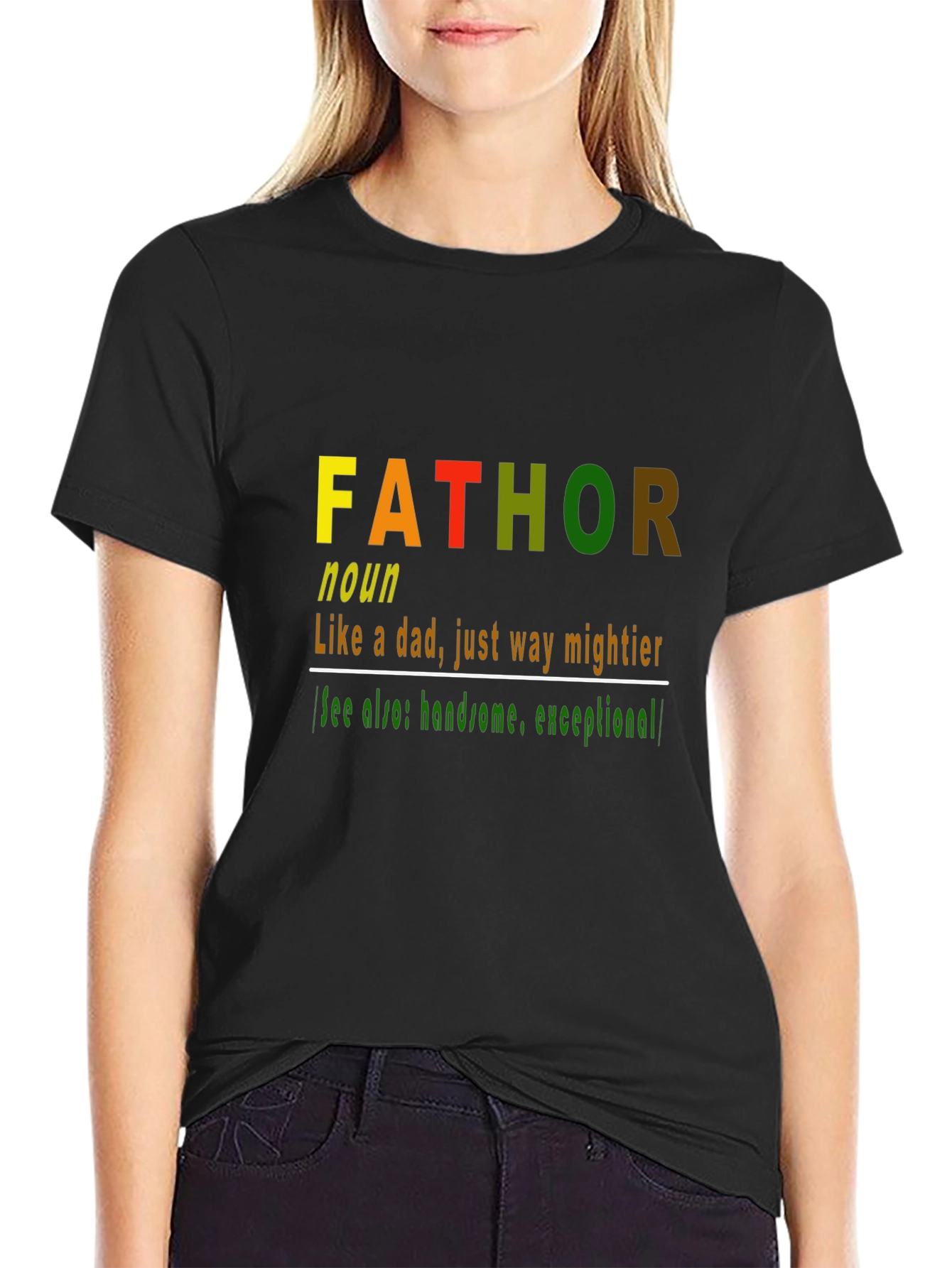 Fathor Definition T-Shirt - Mighty Dad Humor